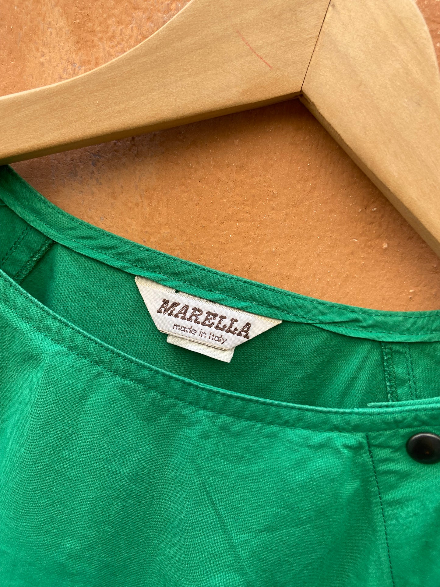 Marella 80s green dress