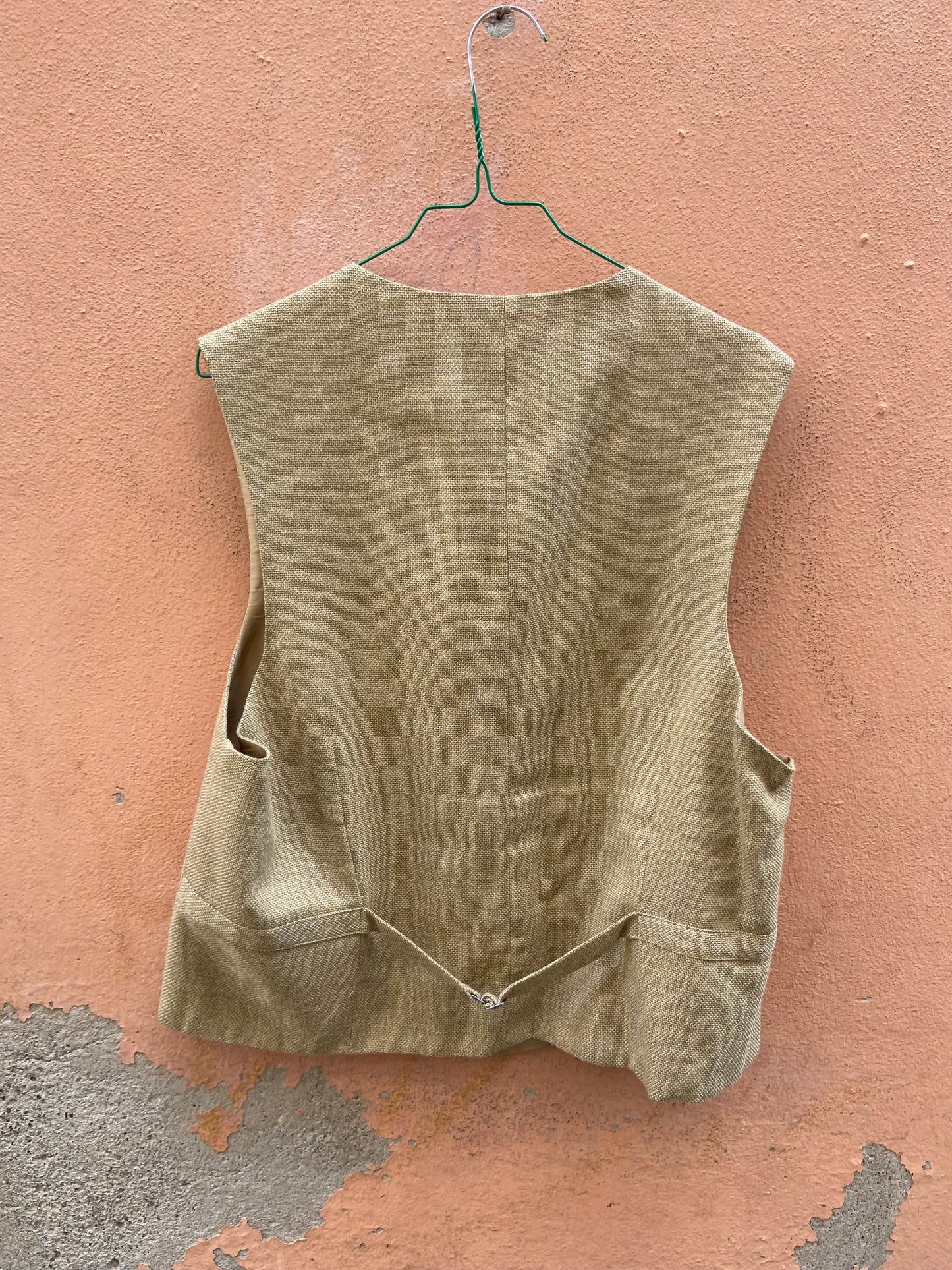 Gilet, cammello pura lana