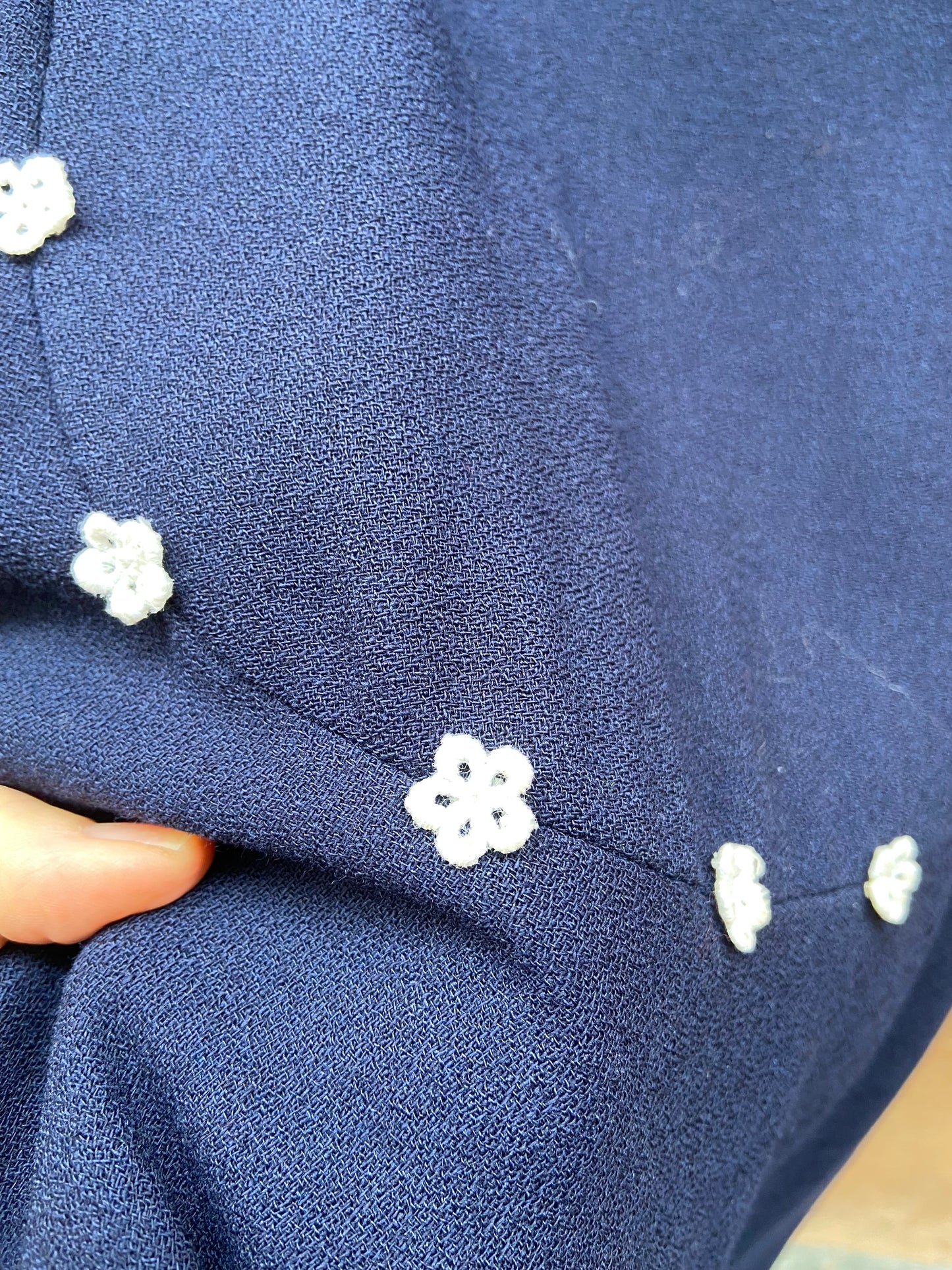 Abito 70s blu