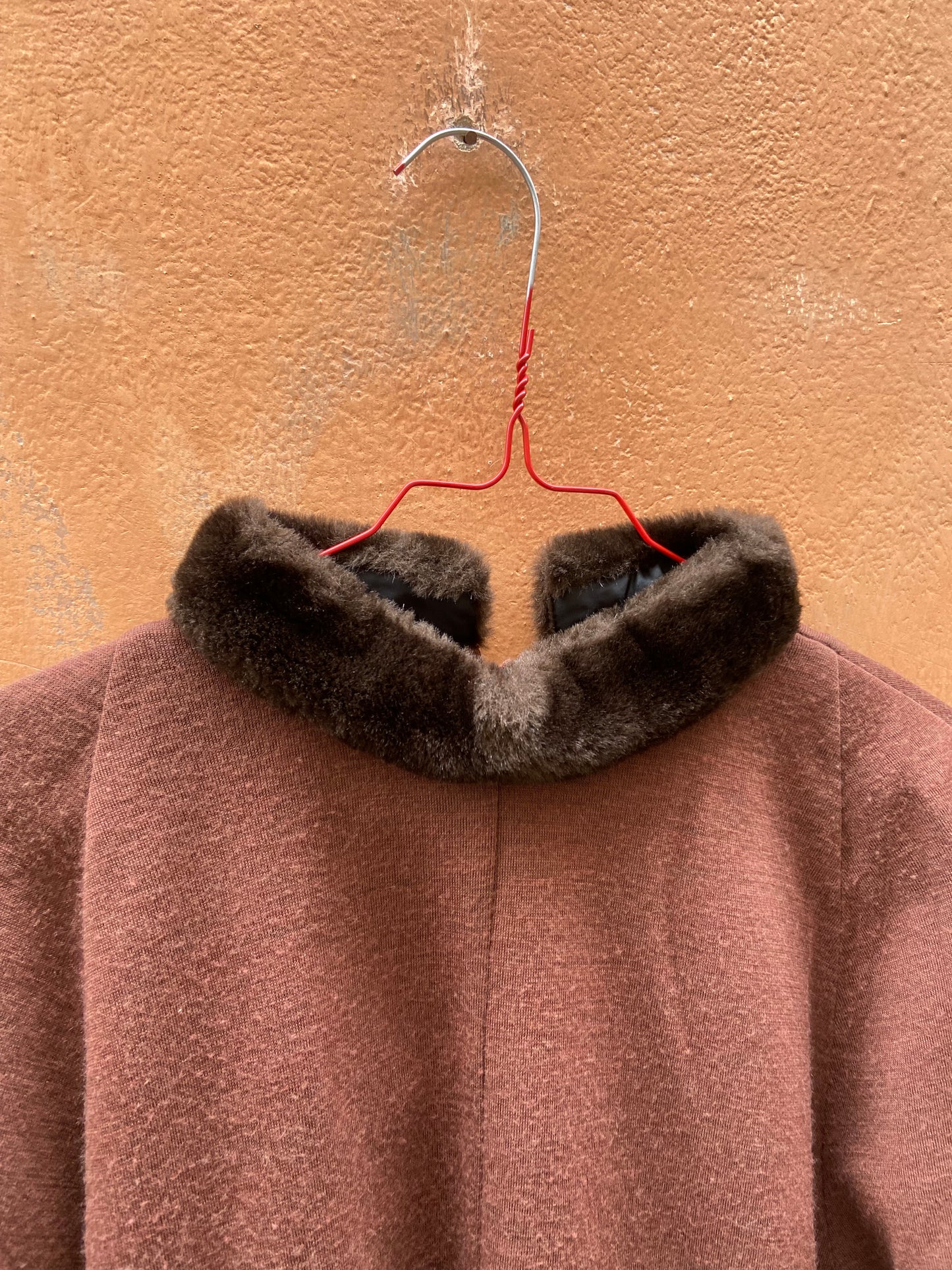 Maglia collo pelouche