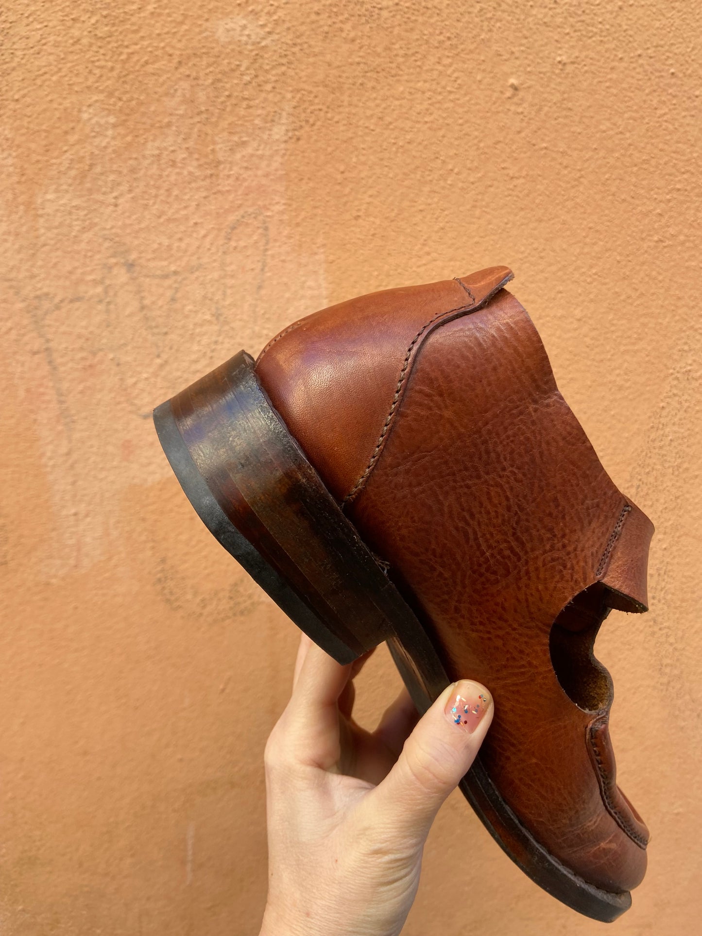 Mocassino cut out 70s 40