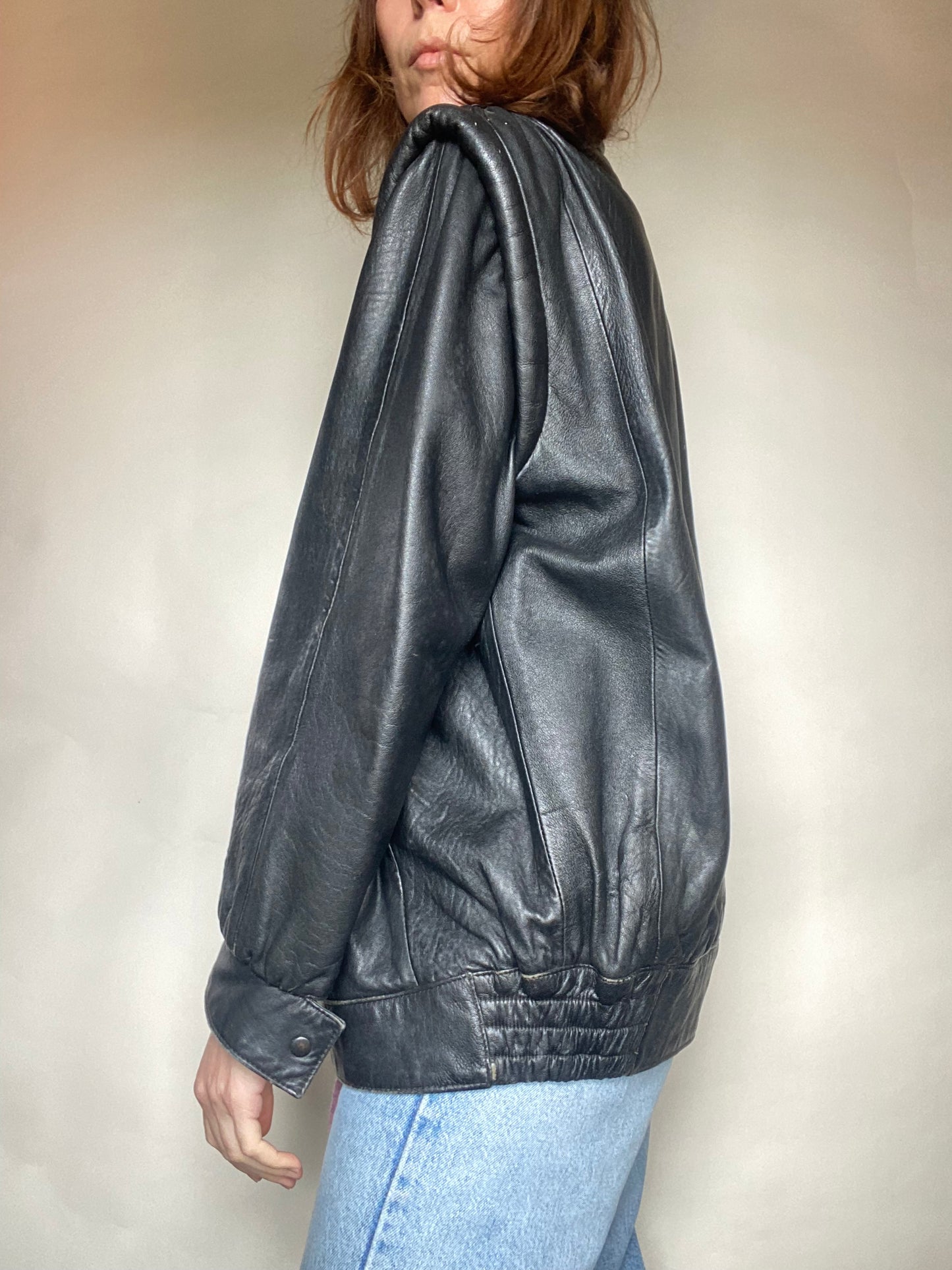 Bomber pelle 80s Luigi