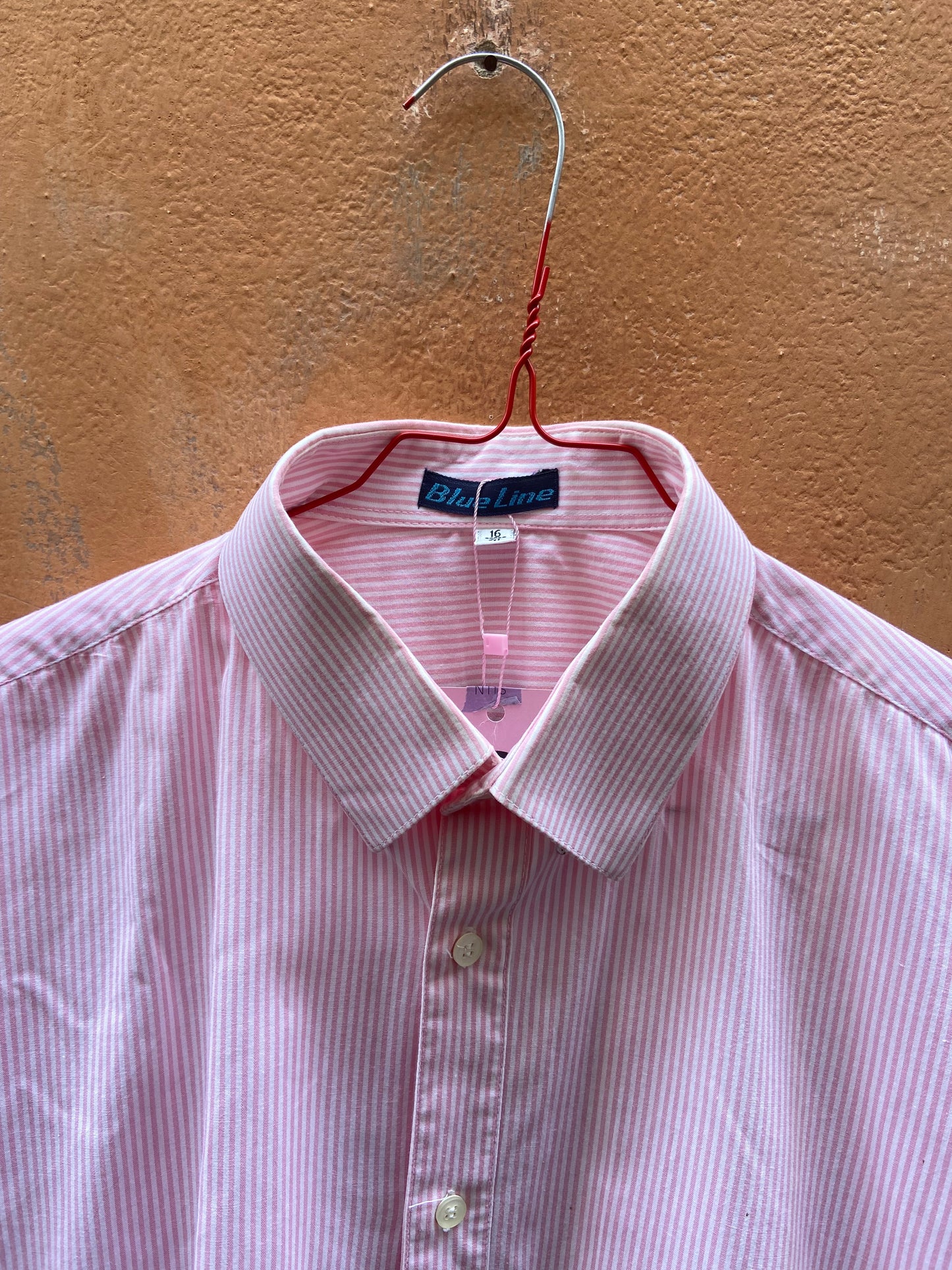 Camicia righe rosa