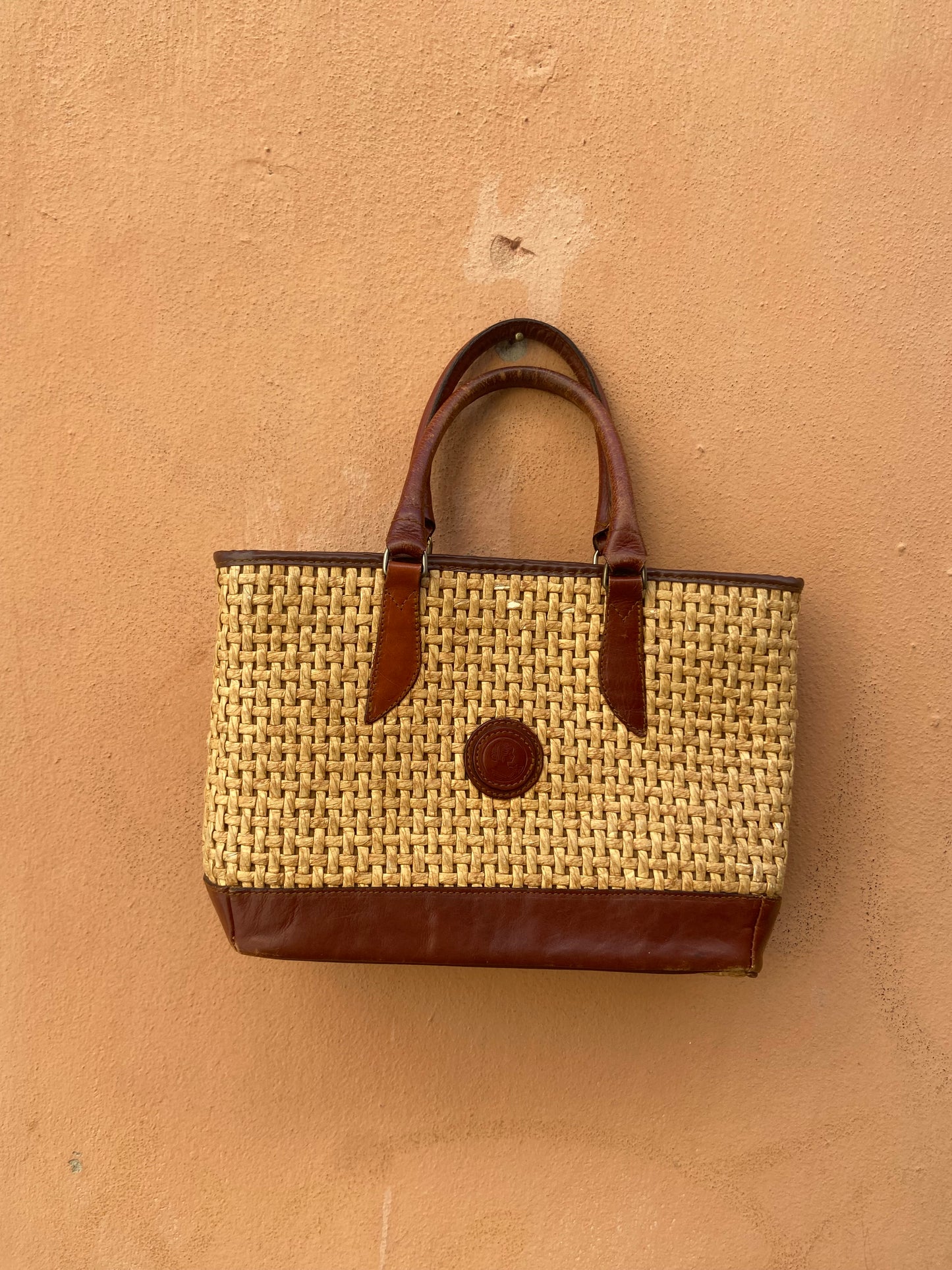 Borsa anni 70 Paglia