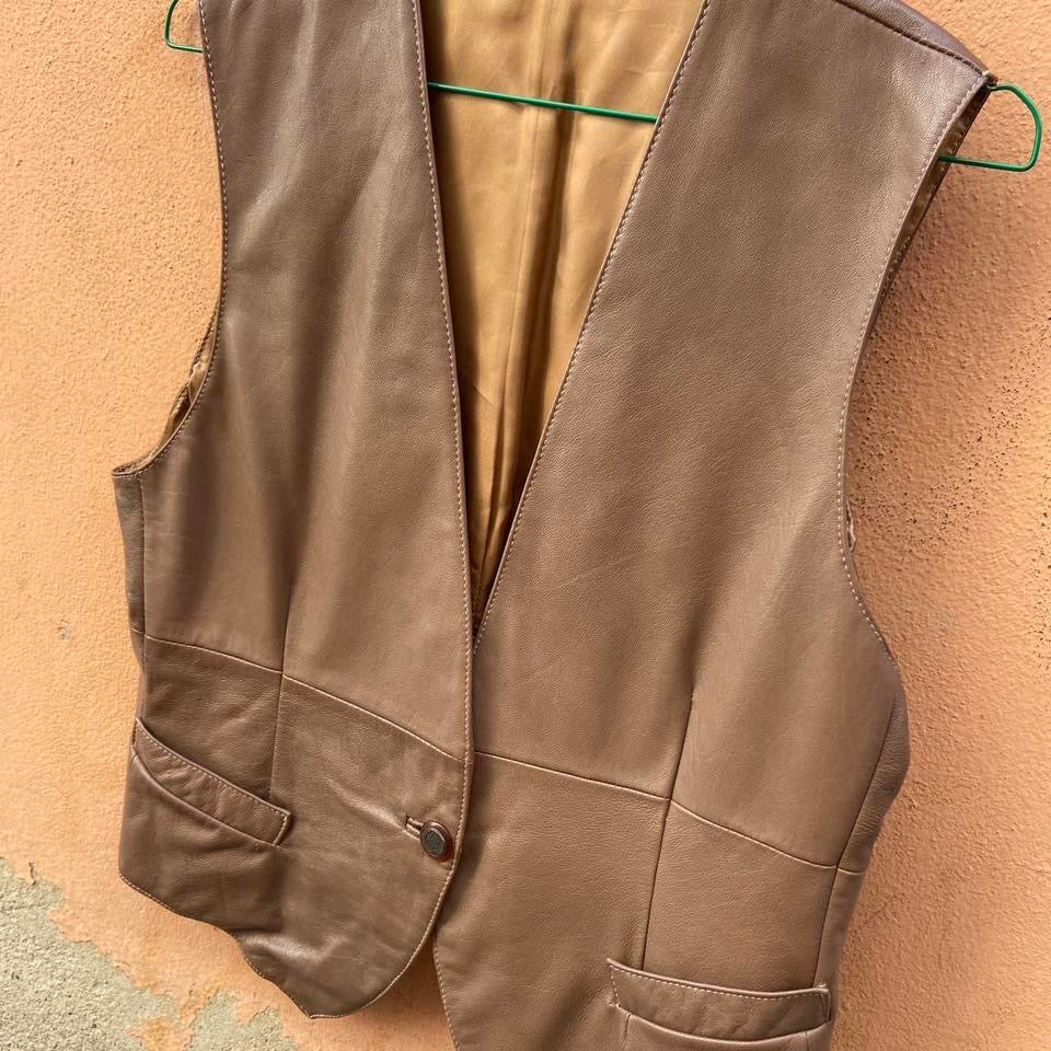 Gilet pelle