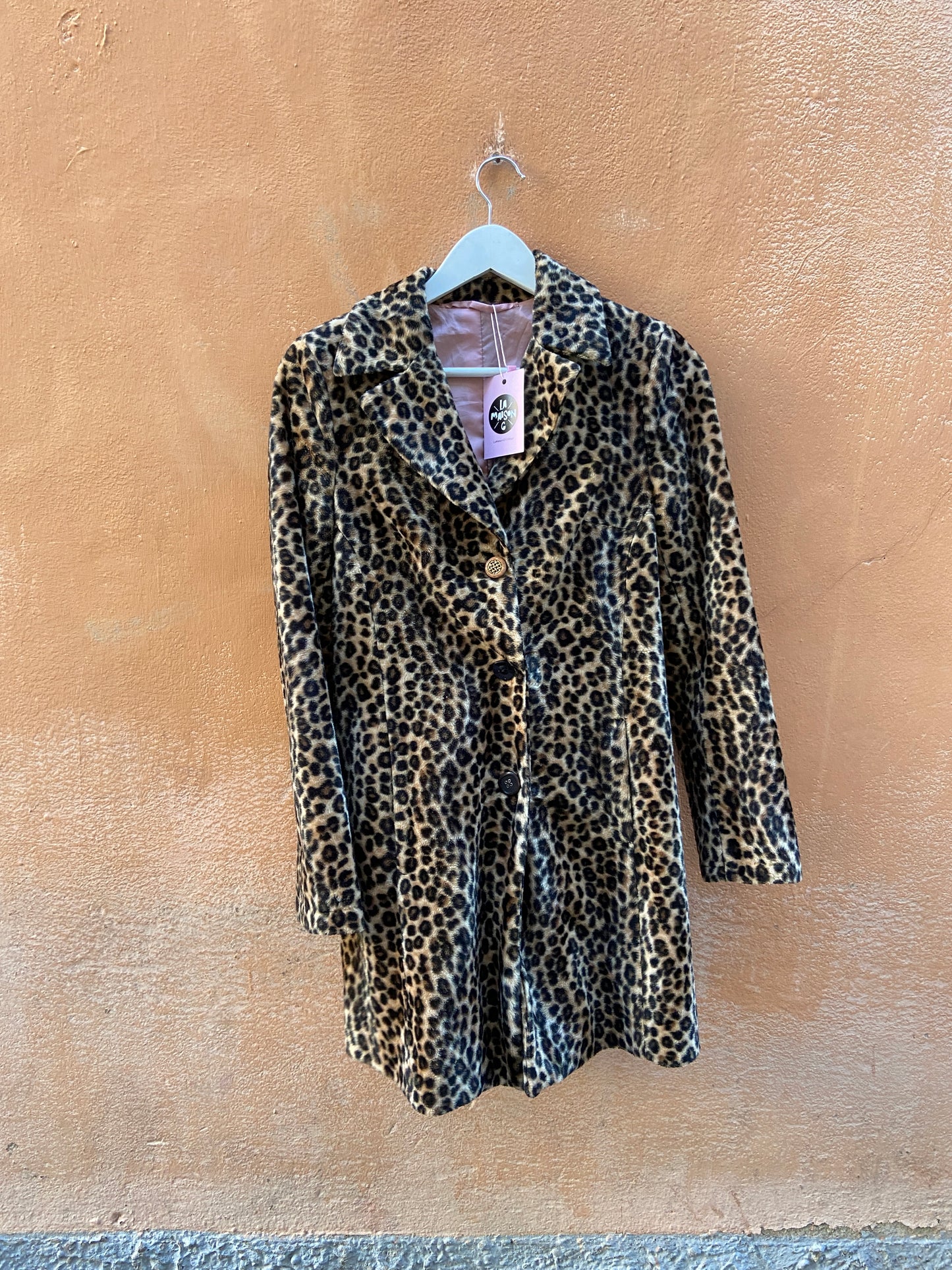 Eco pelliccia leopardata