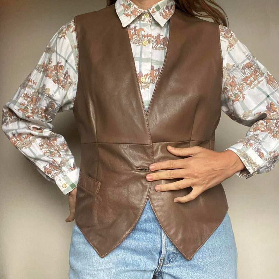 Gilet pelle