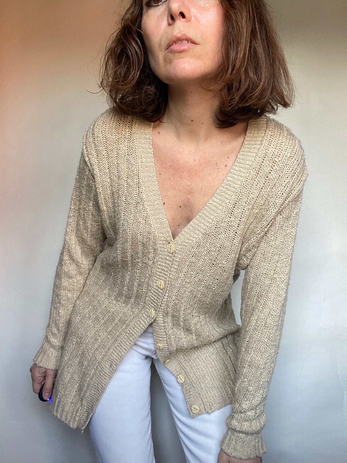 Cardigan misto cotone