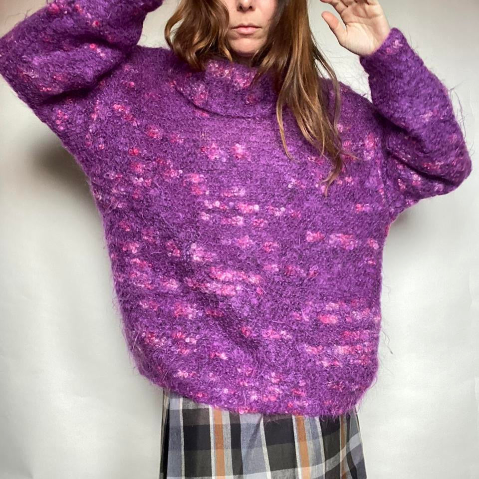 Maxi pull mélange