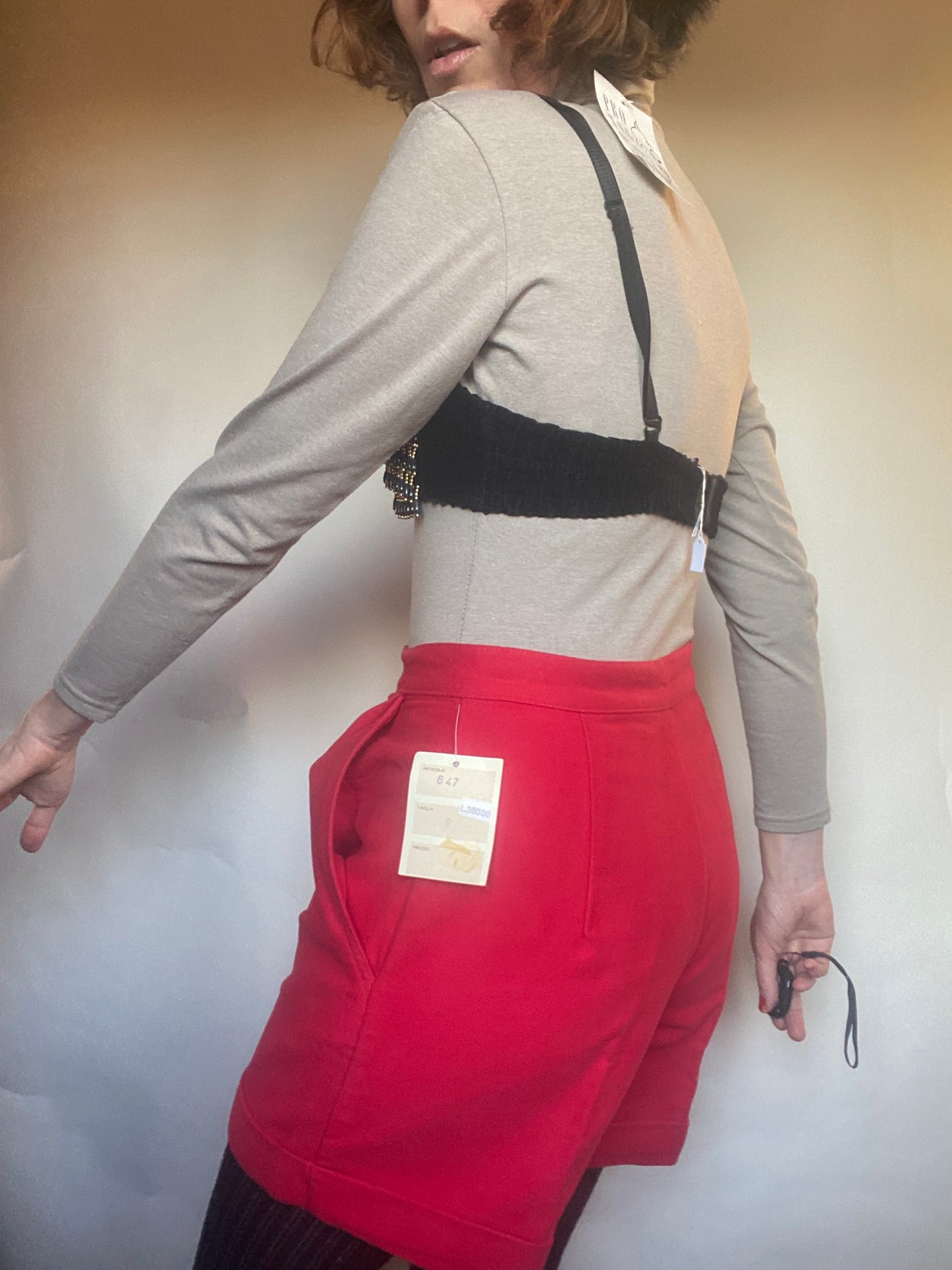 Top perline vintage party