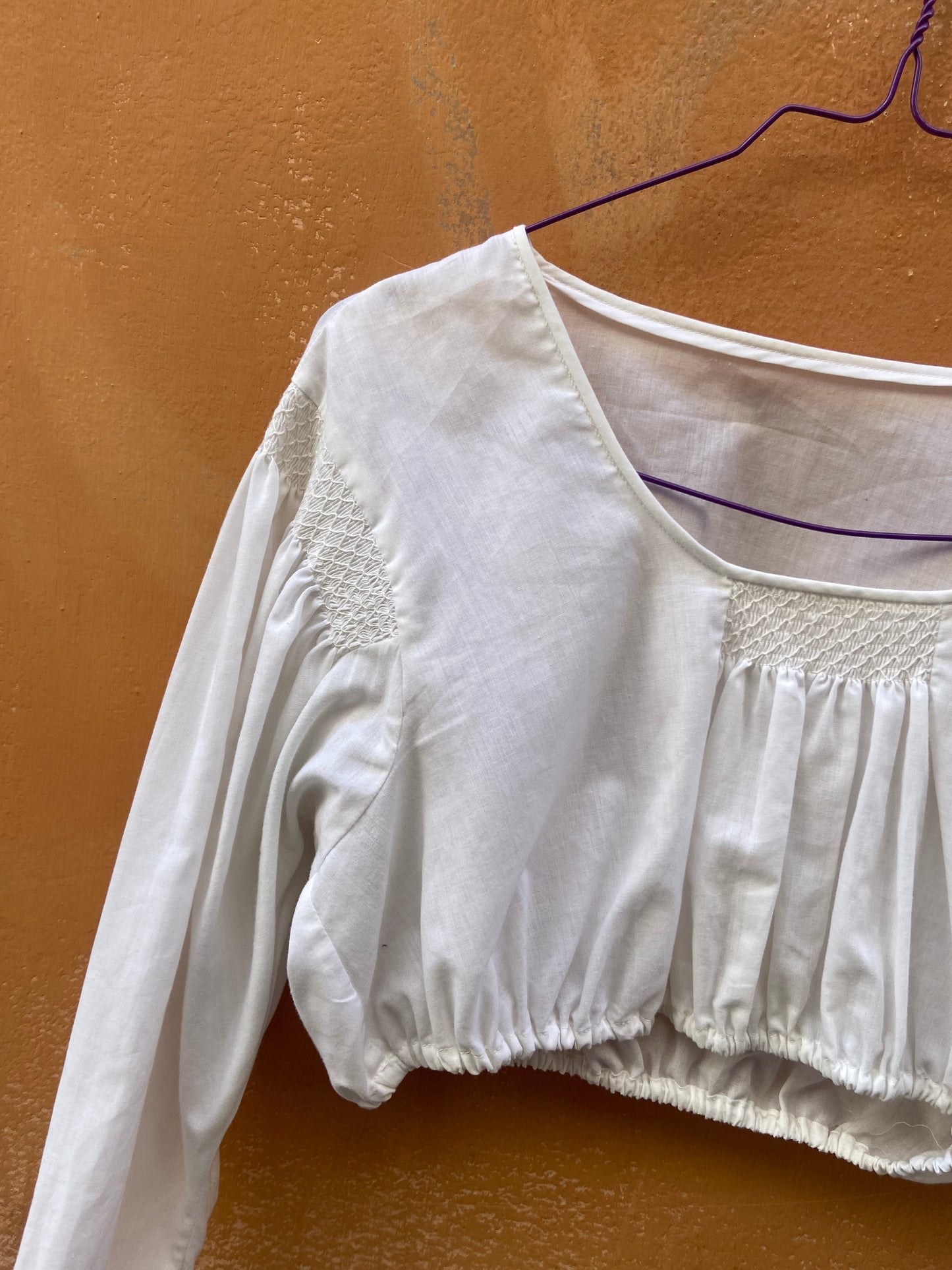 Camicia crop tirolese s