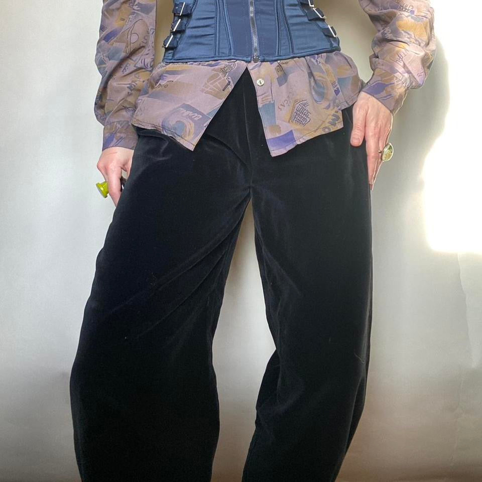 Pantalone velluto 80s
