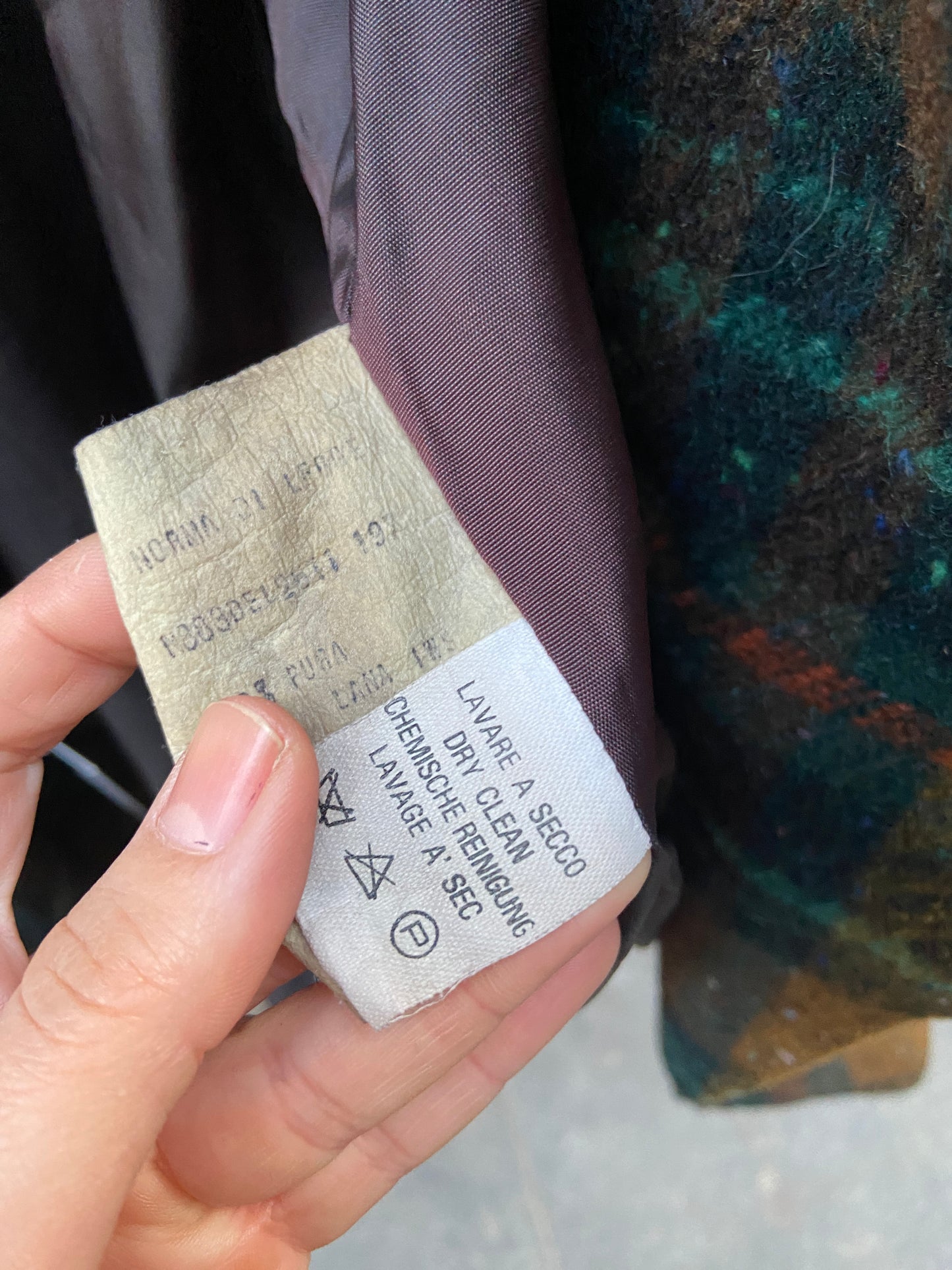 Cappotto tartan L
