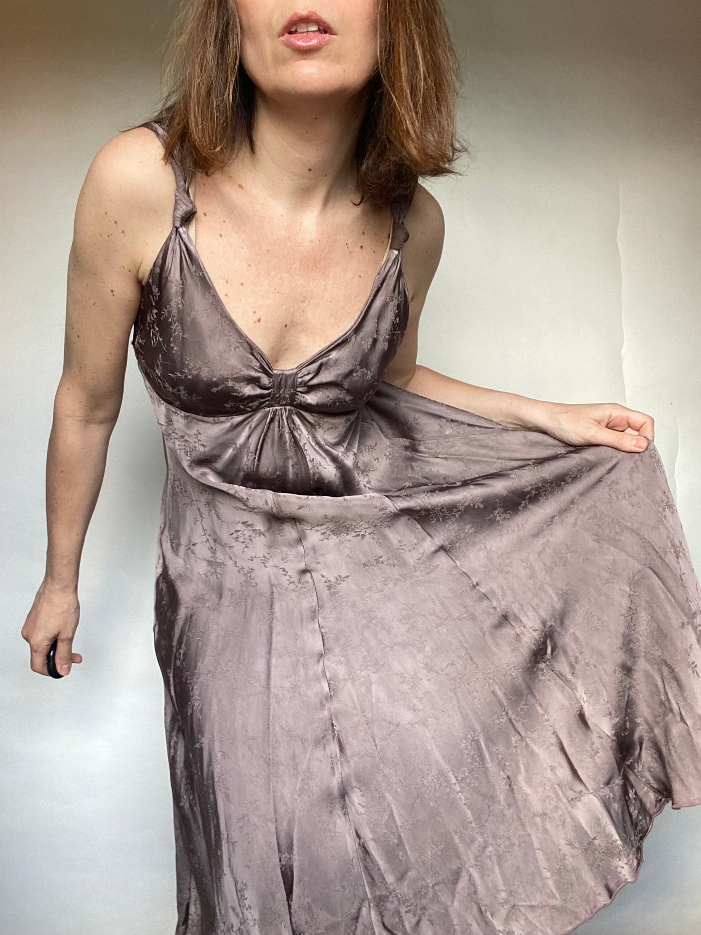 Twinset abito damascato