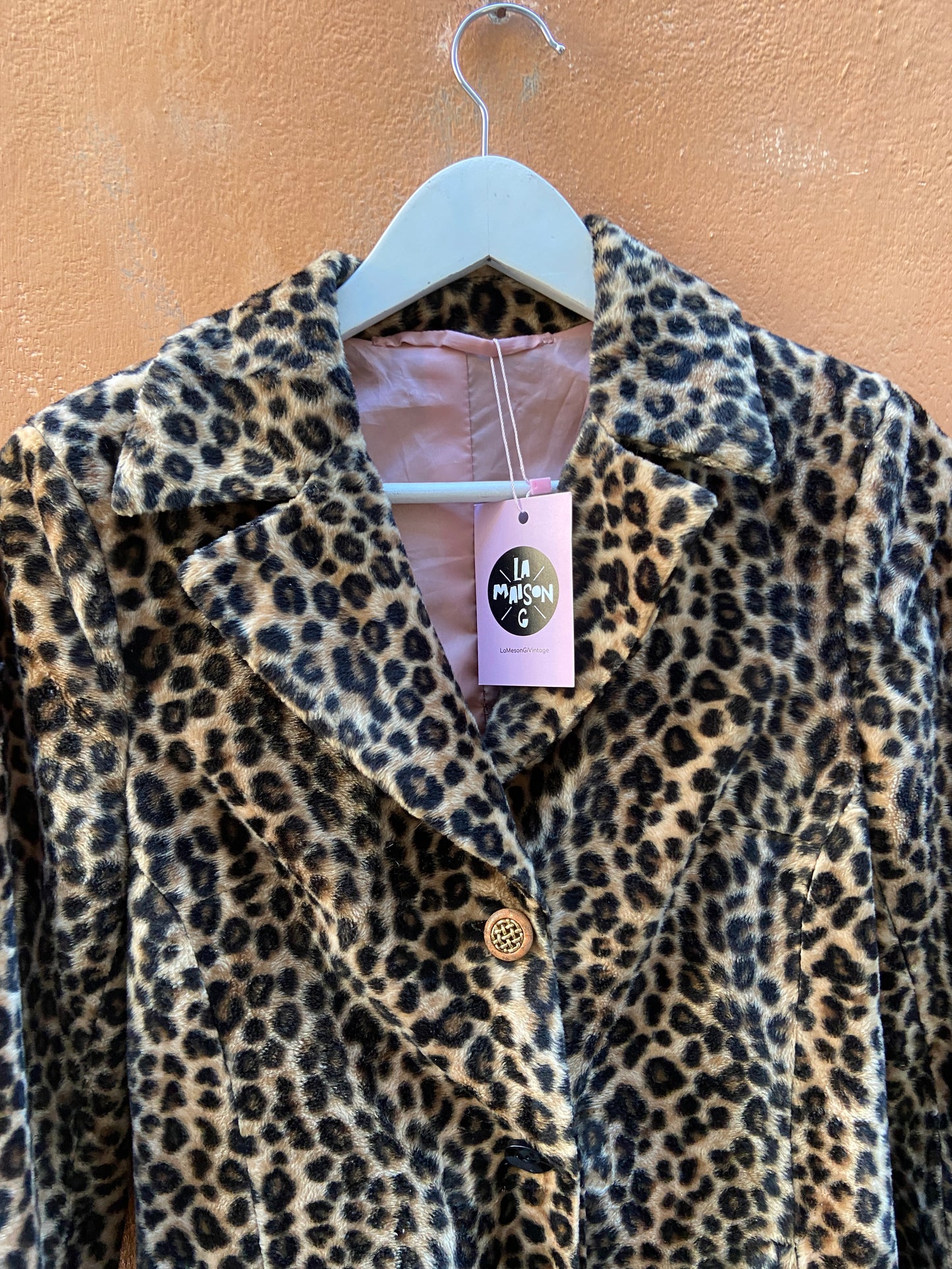 Eco pelliccia leopardata