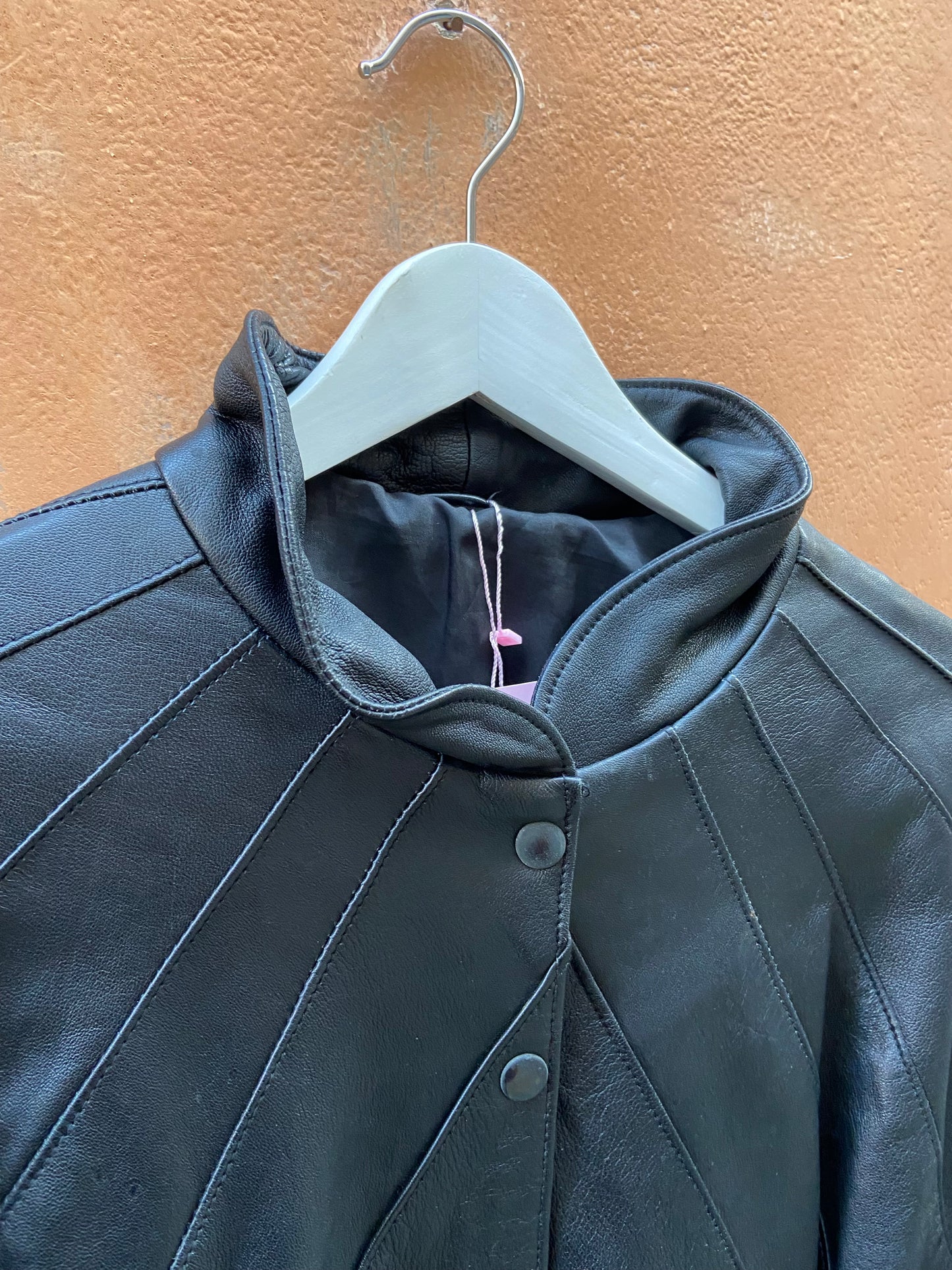 Giacca pelle 80s