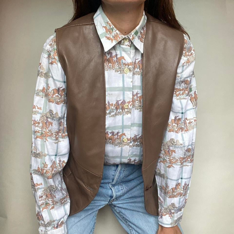 Gilet pelle