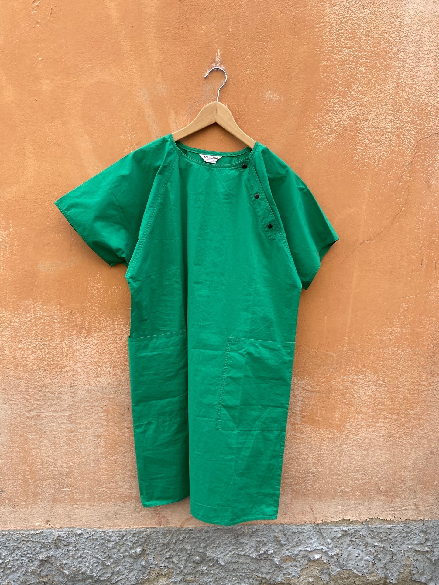 Marella 80s green dress