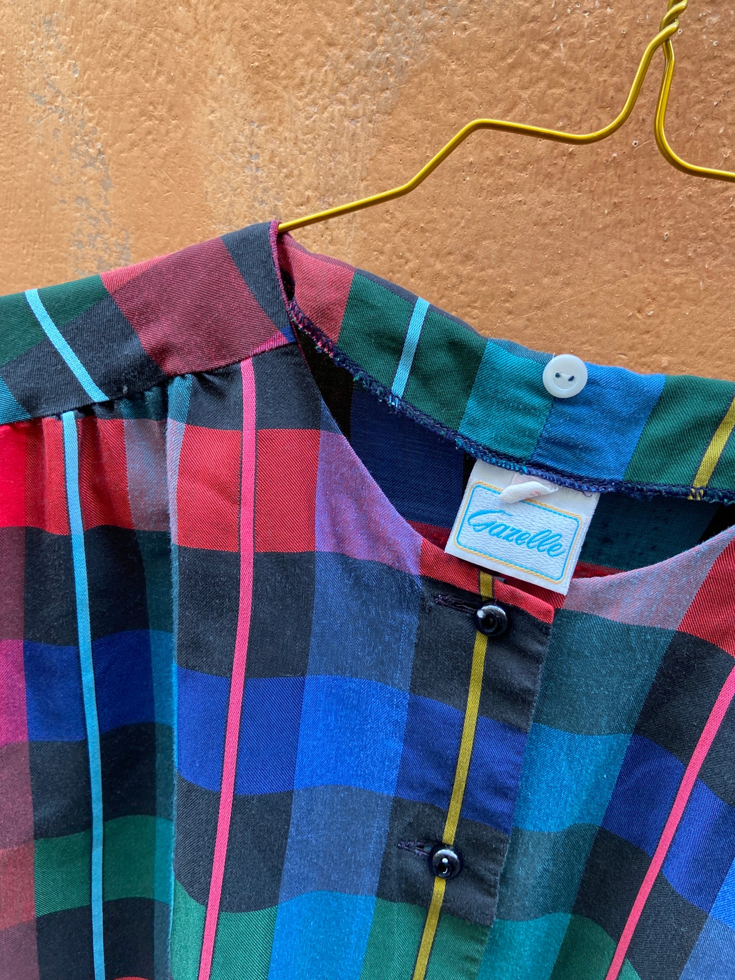 Camicia tartan anni 80