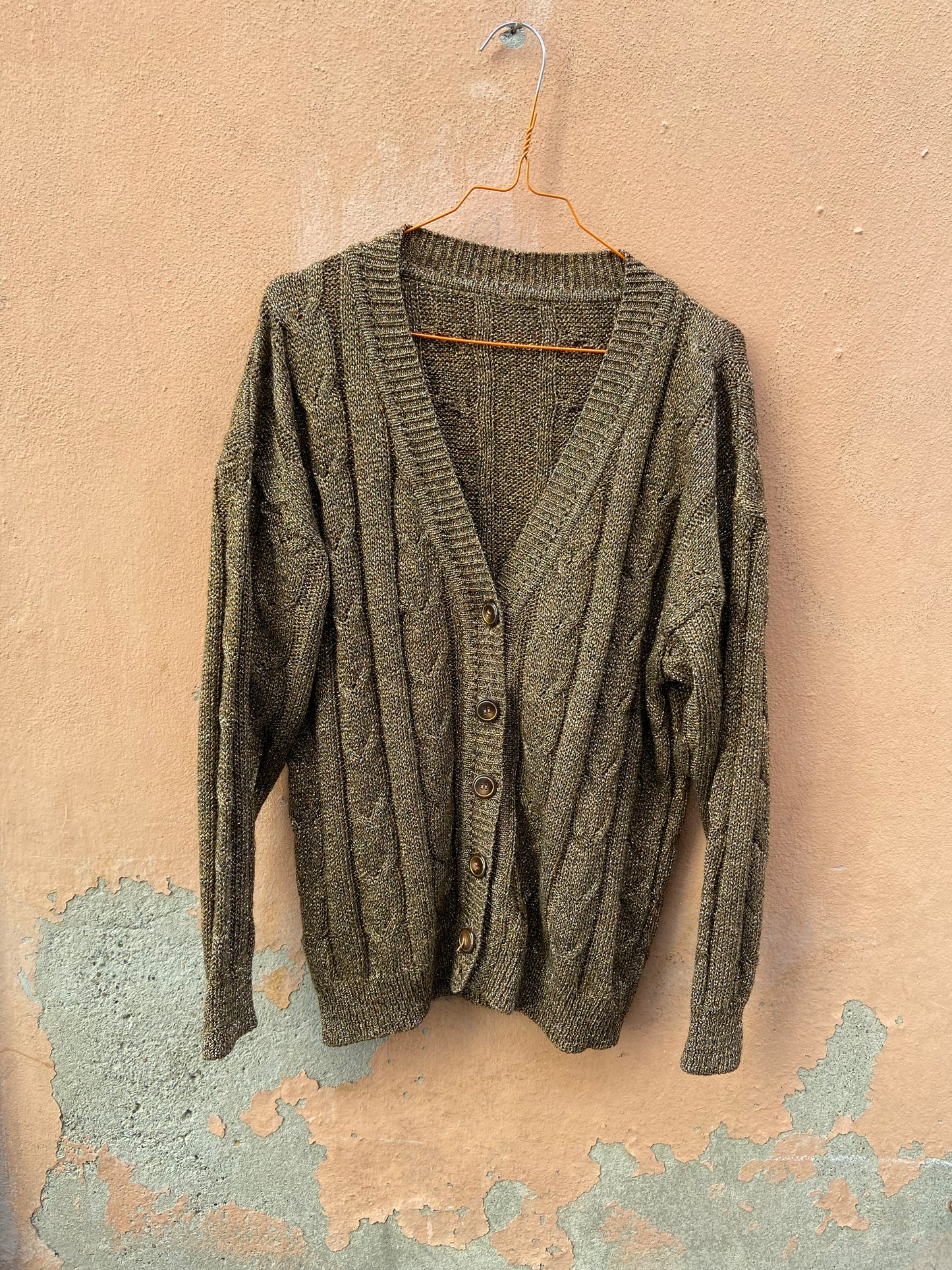 Cardigan oro