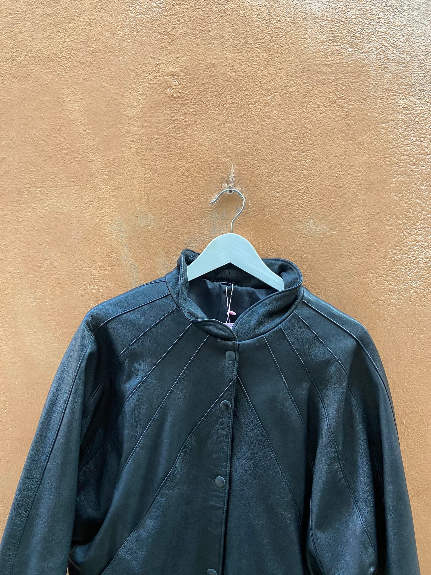 Giacca pelle 80s