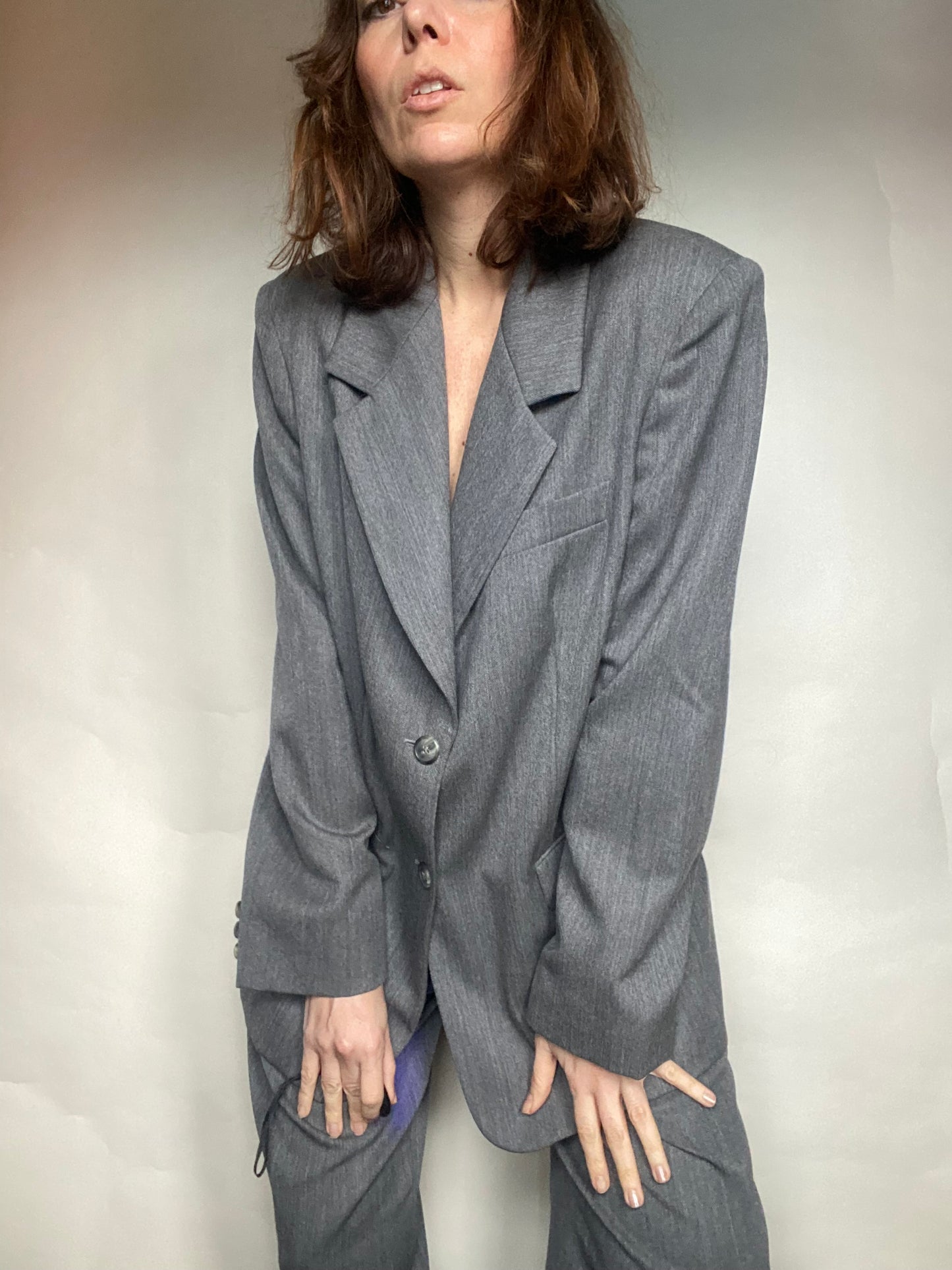 Completo pantalone grigio