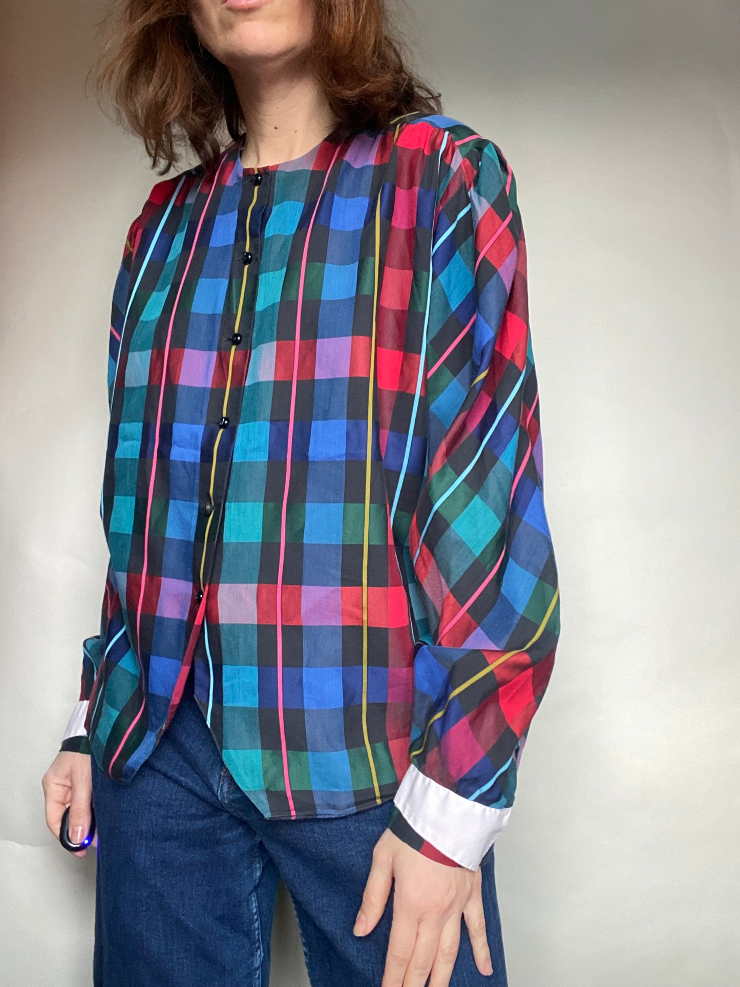 Camicia tartan anni 80