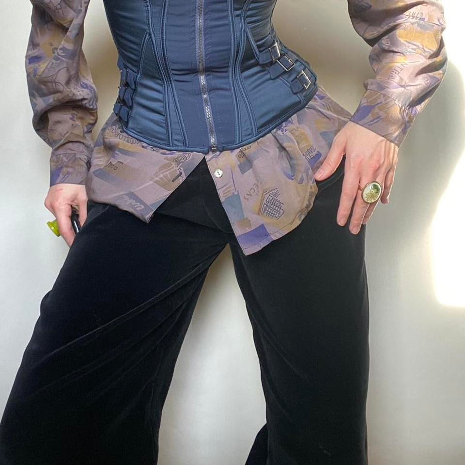 Pantalone velluto 80s