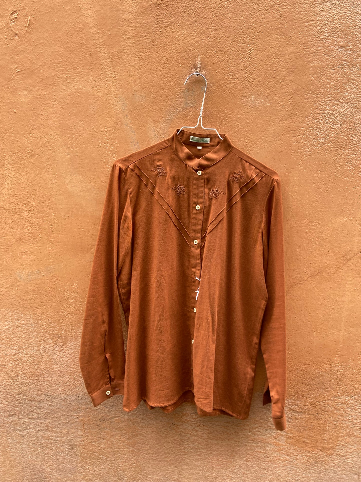 Camicia color ruggine