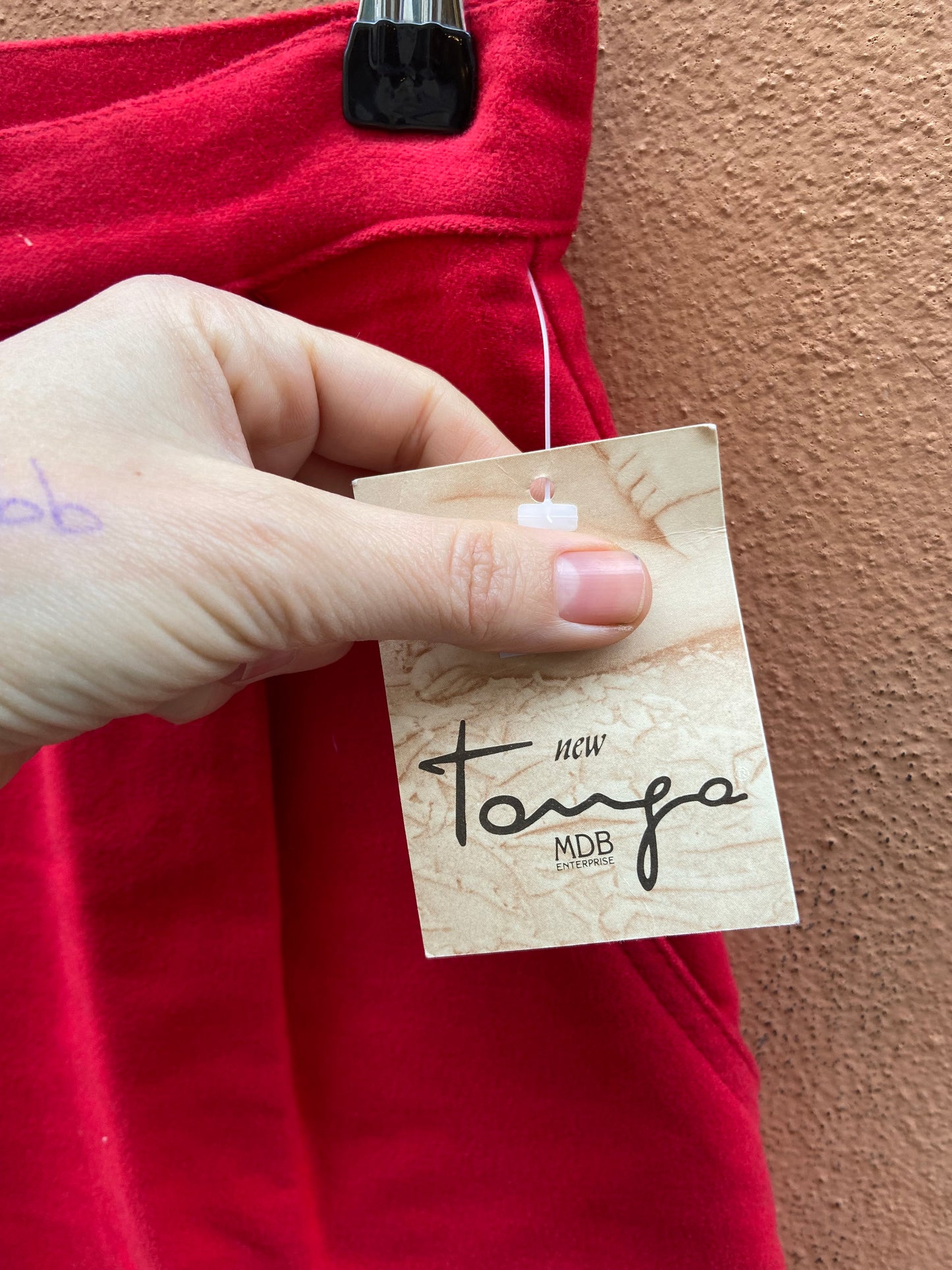 Bermuda fustagno rosso