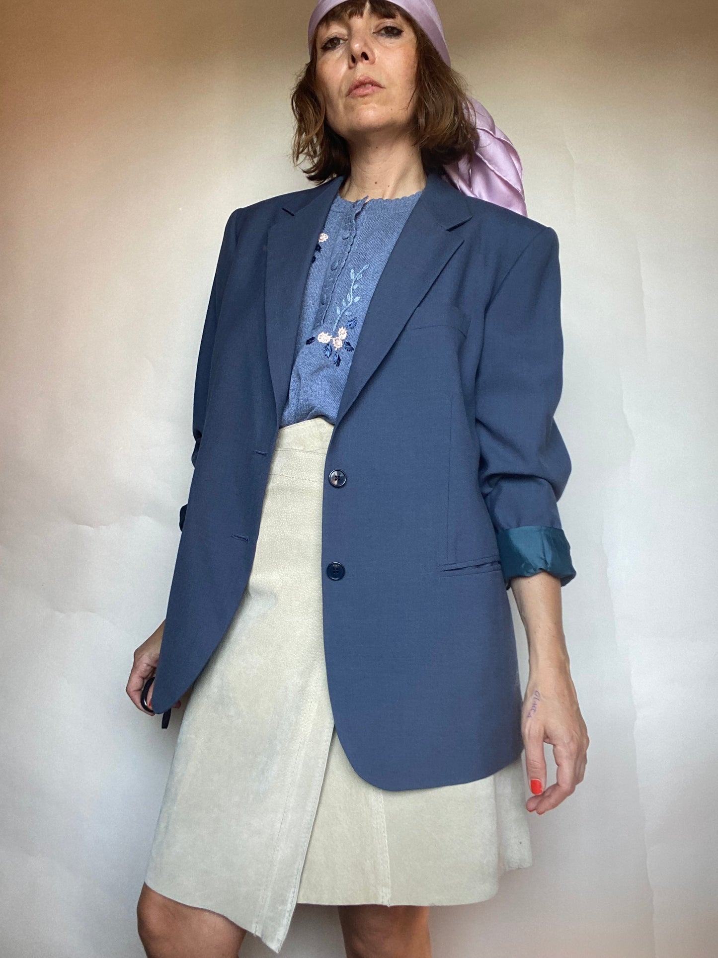 Blazer carta zucchero oversize