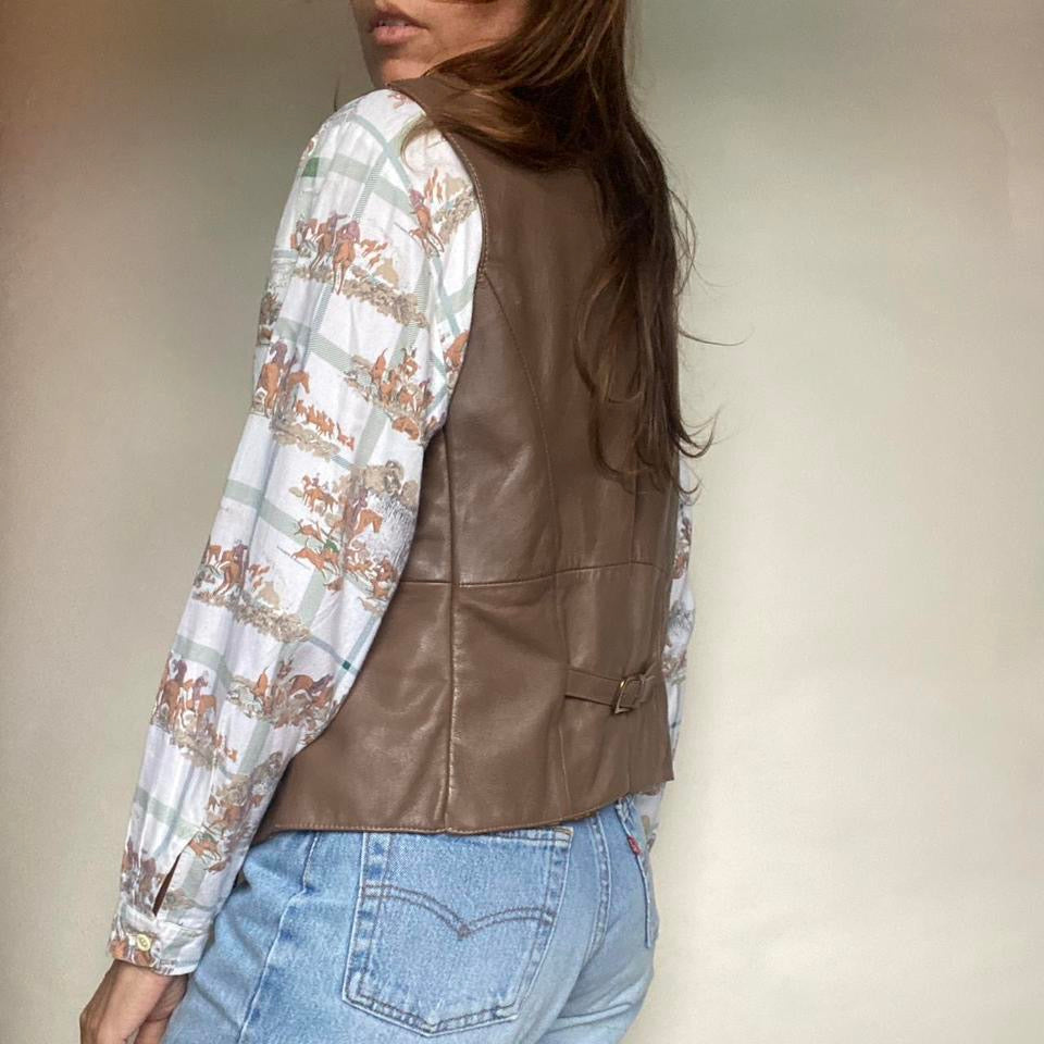 Gilet pelle