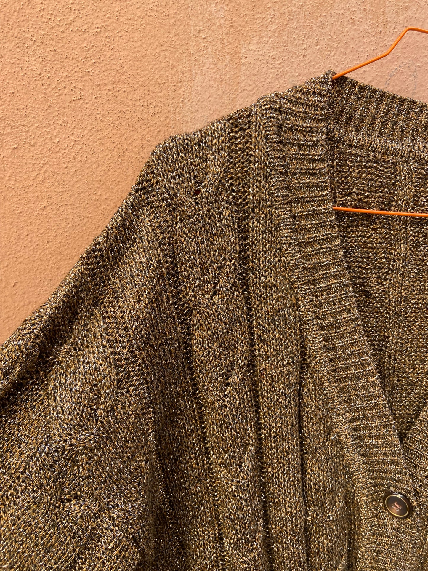 Cardigan oro