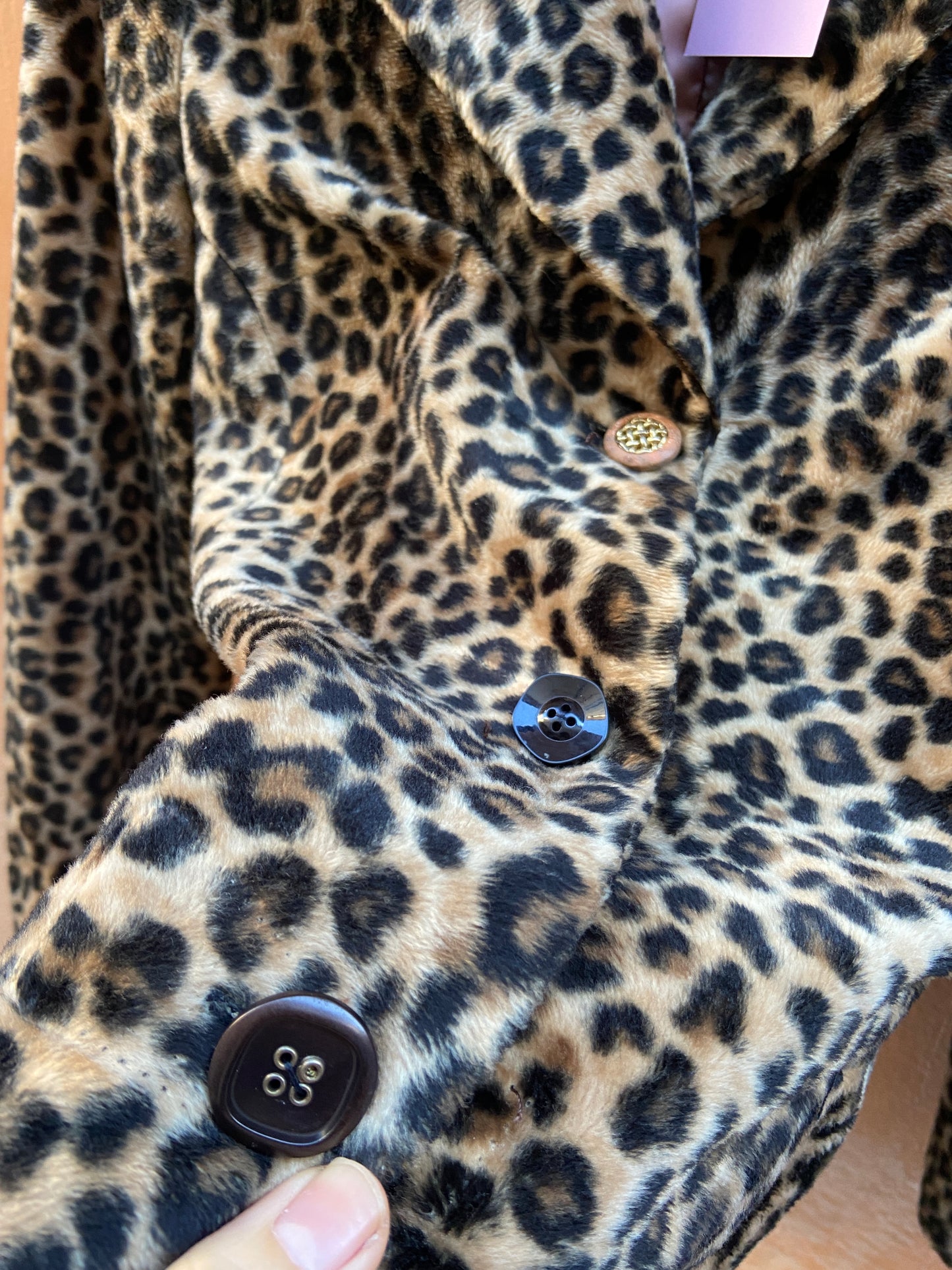 Eco pelliccia leopardata