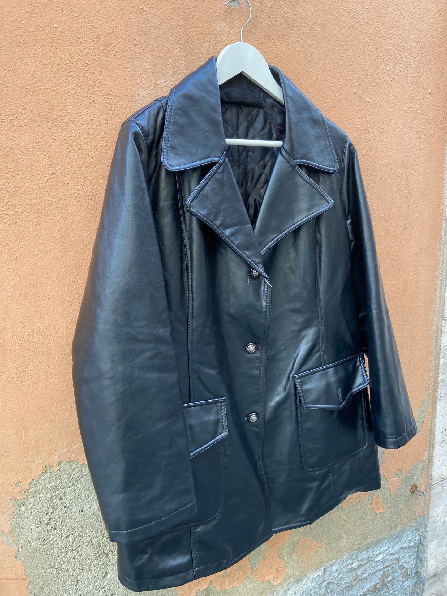 Giacca ecopelle unisex