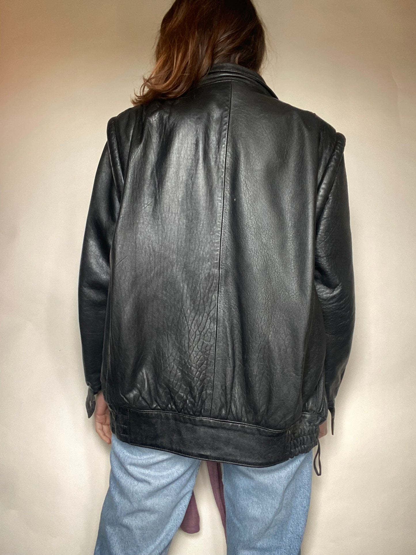 Bomber pelle 80s Luigi