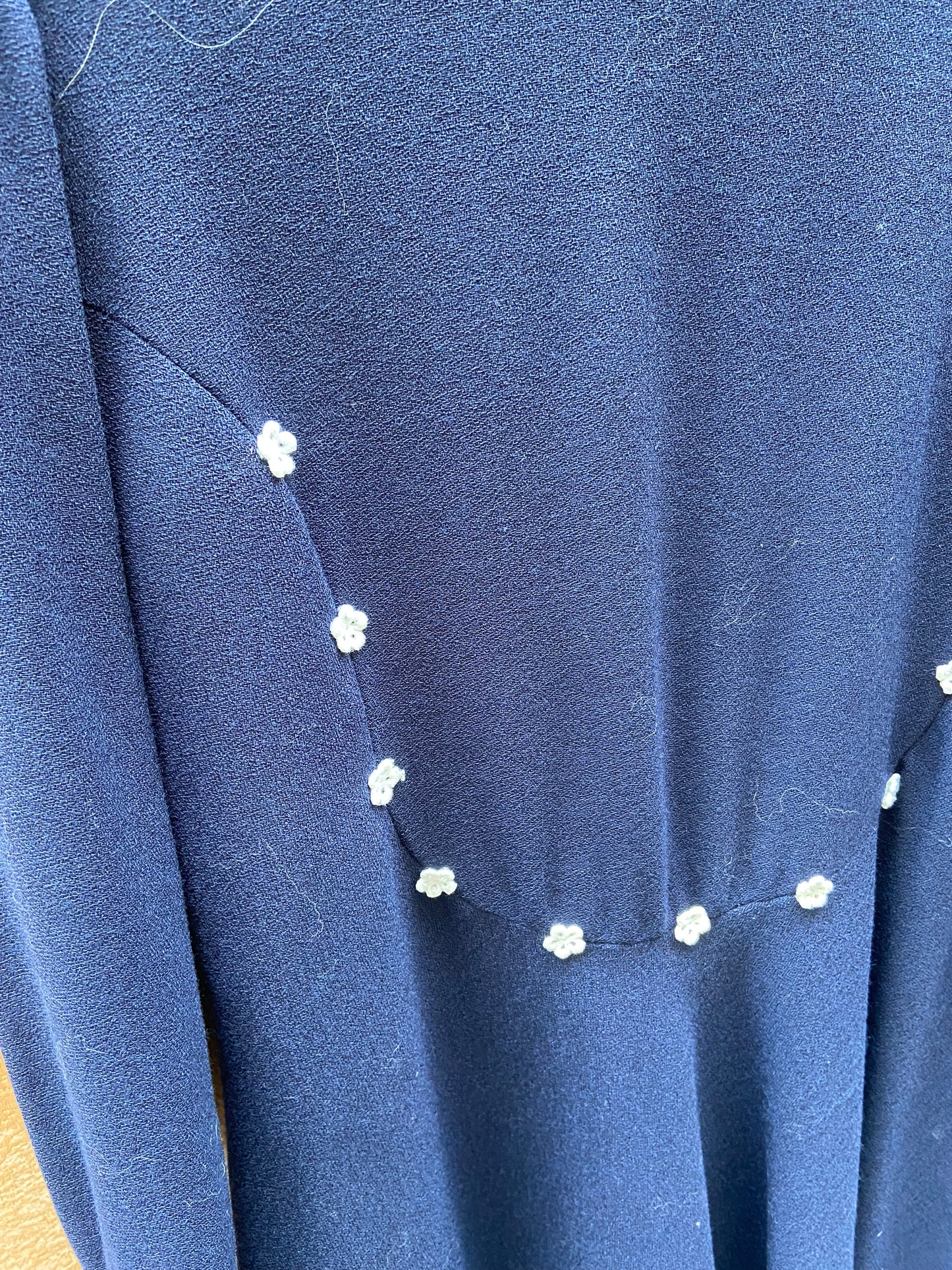 Abito 70s blu