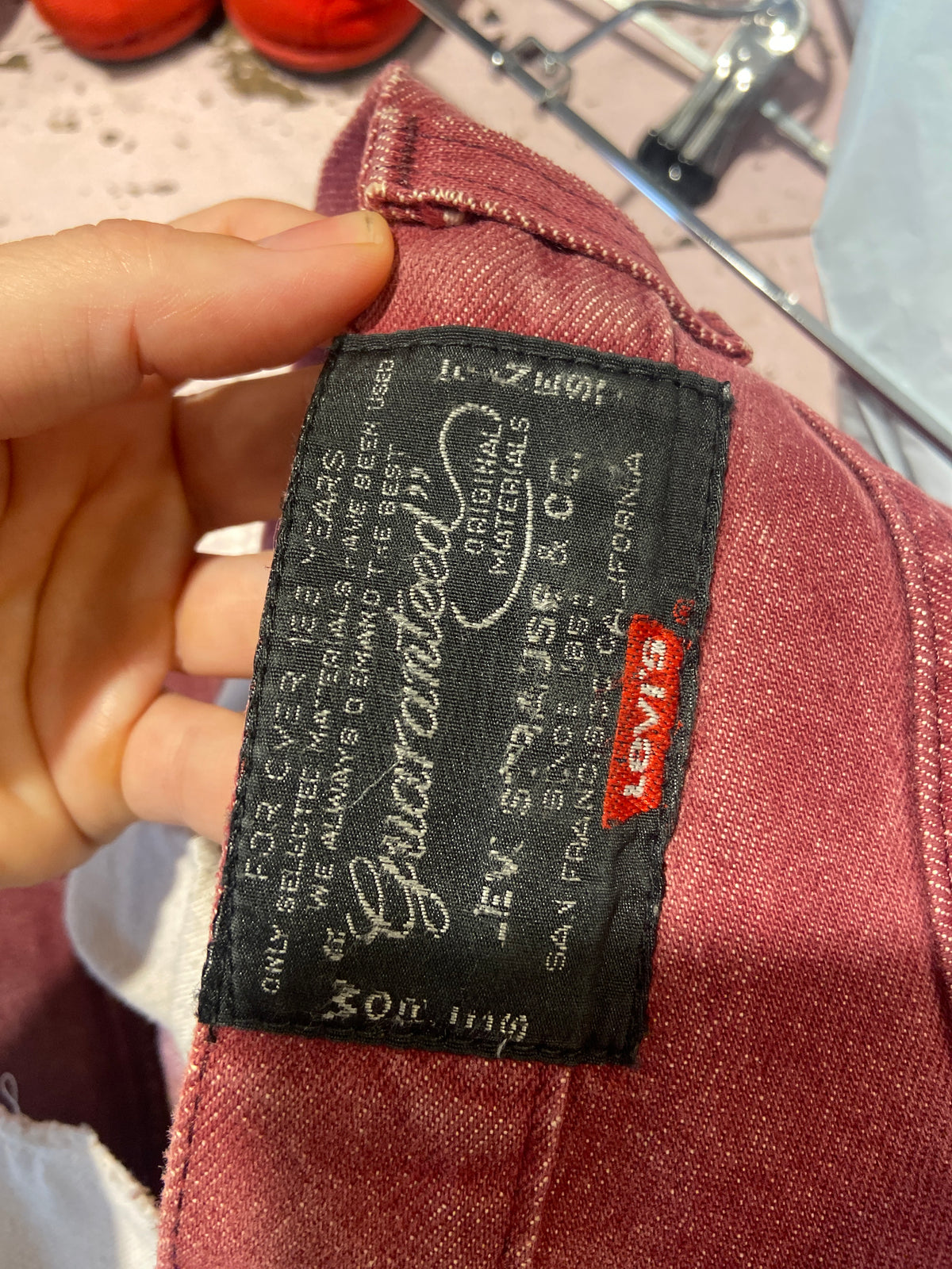 Levis ciliegia vintage
