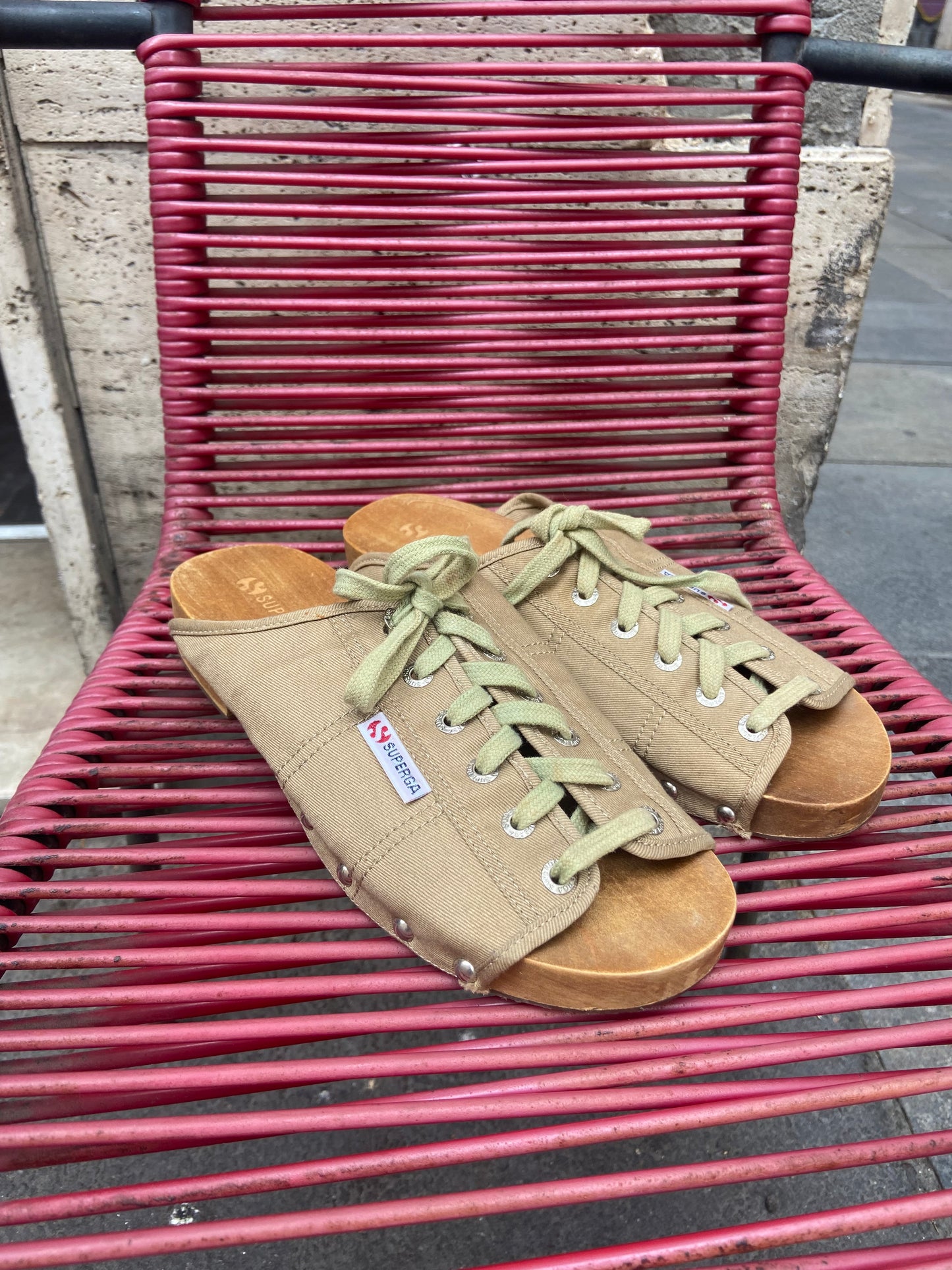 Superga vintage zoccoli 39