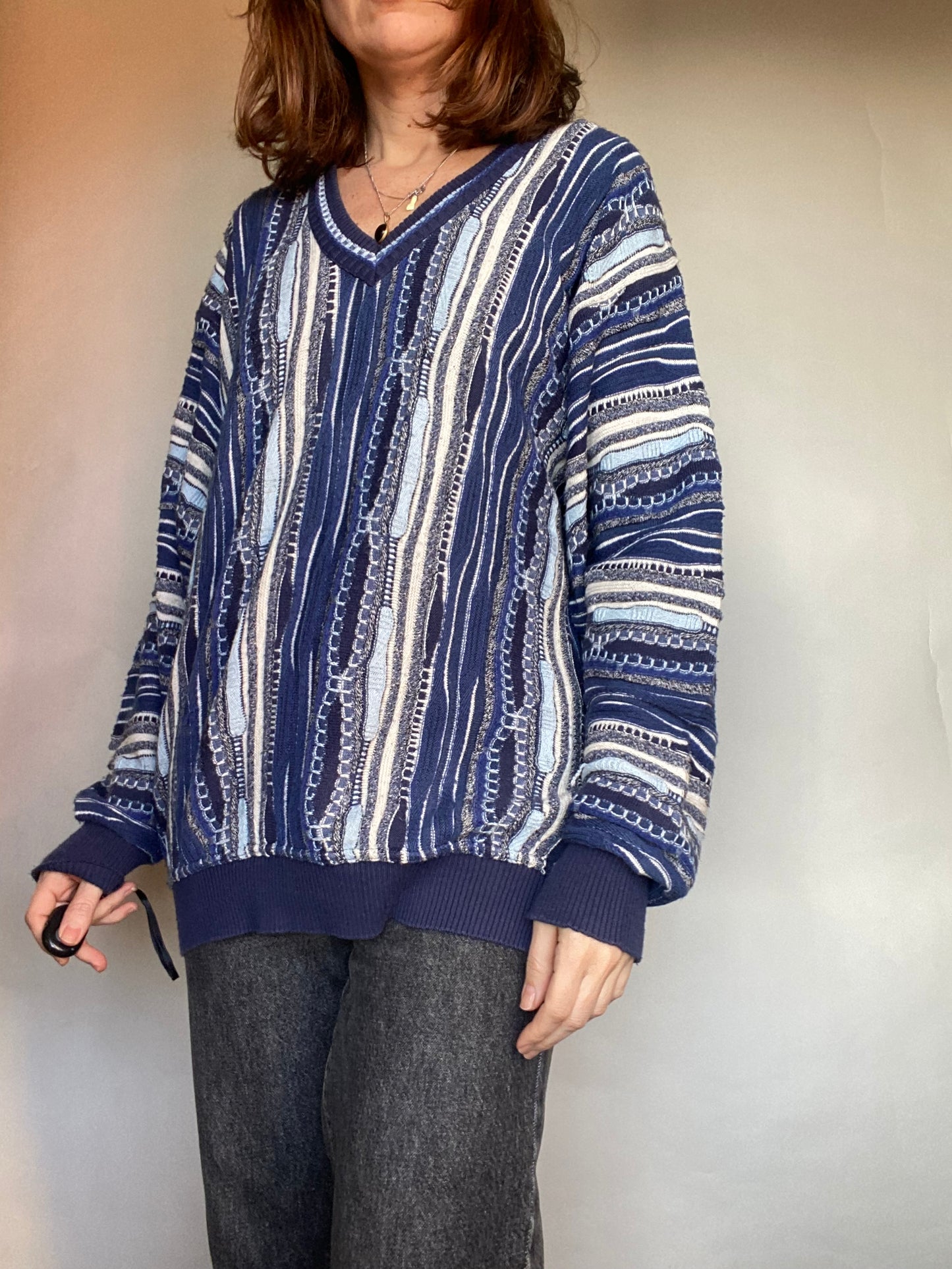 Maglione scollo V
