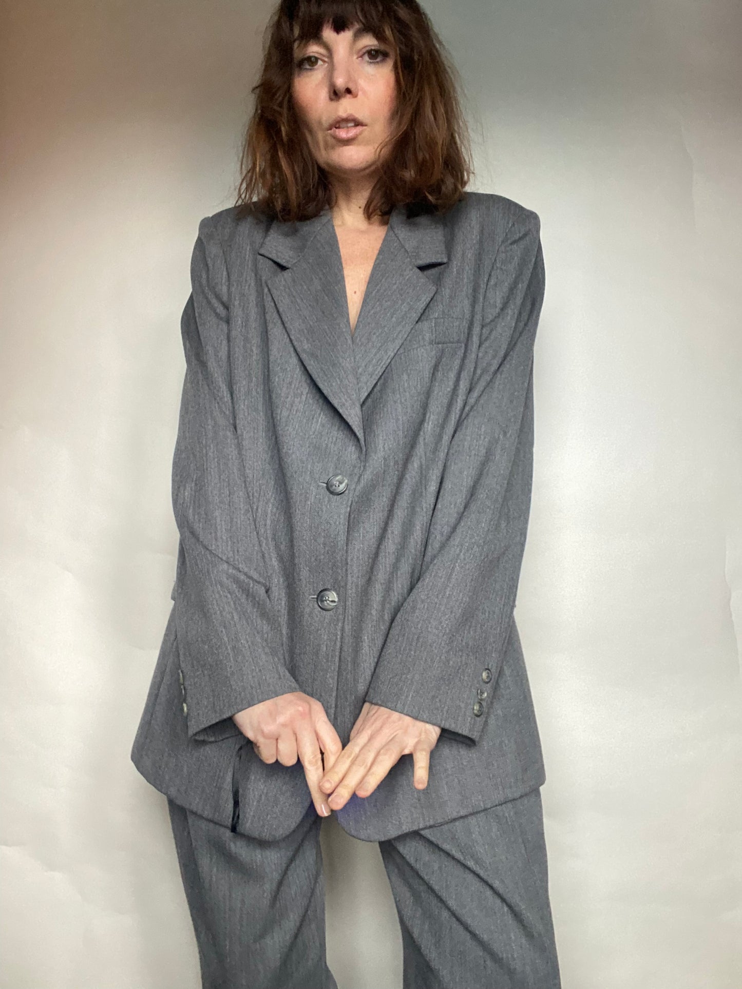 Completo pantalone grigio