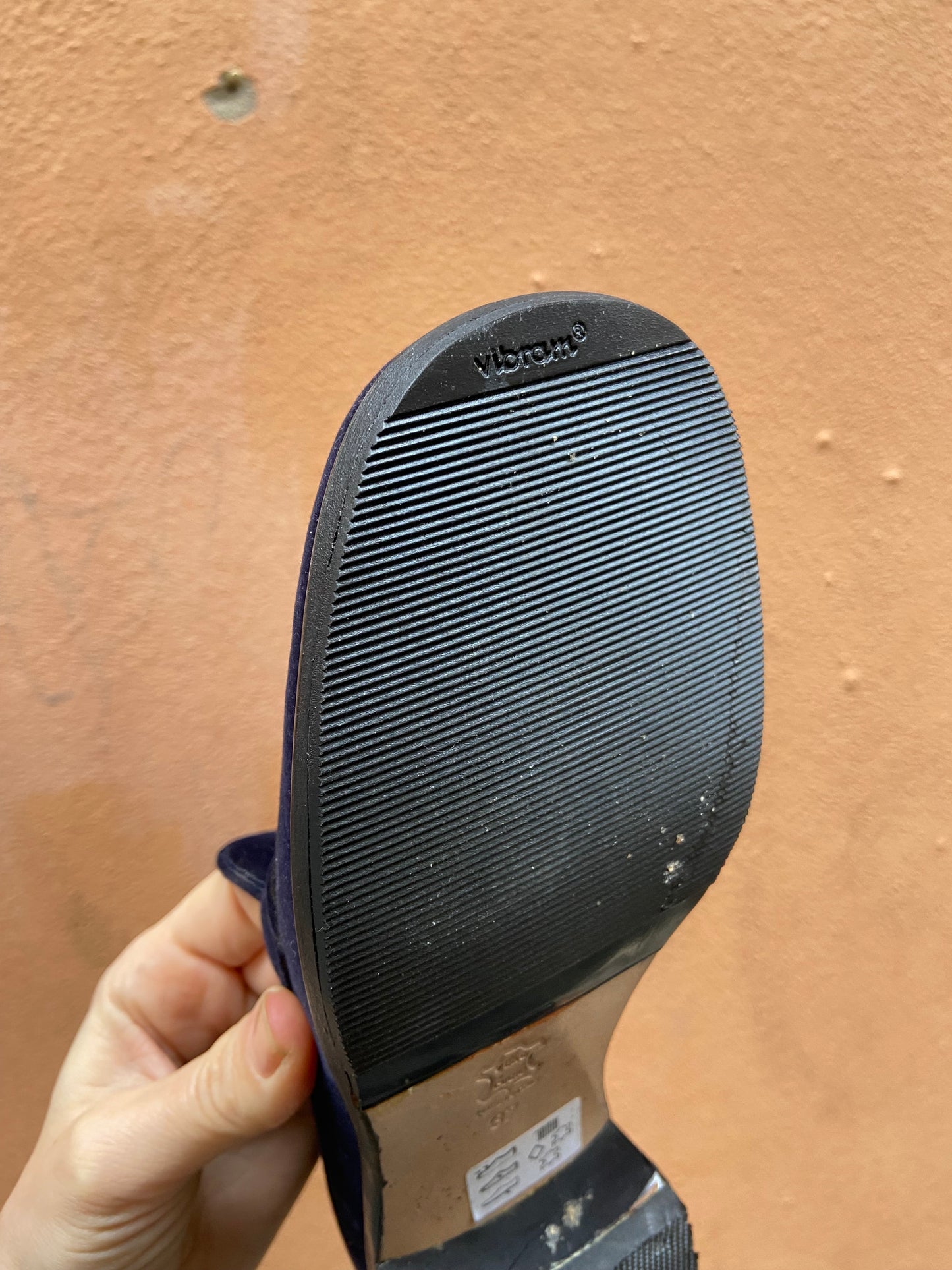 Mocassino Prisma blue velvet
