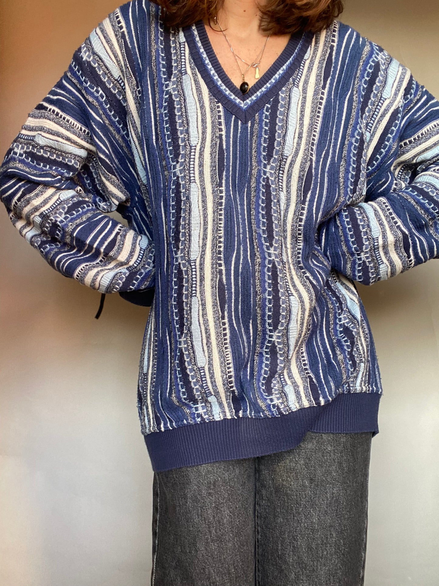 Maglione scollo V