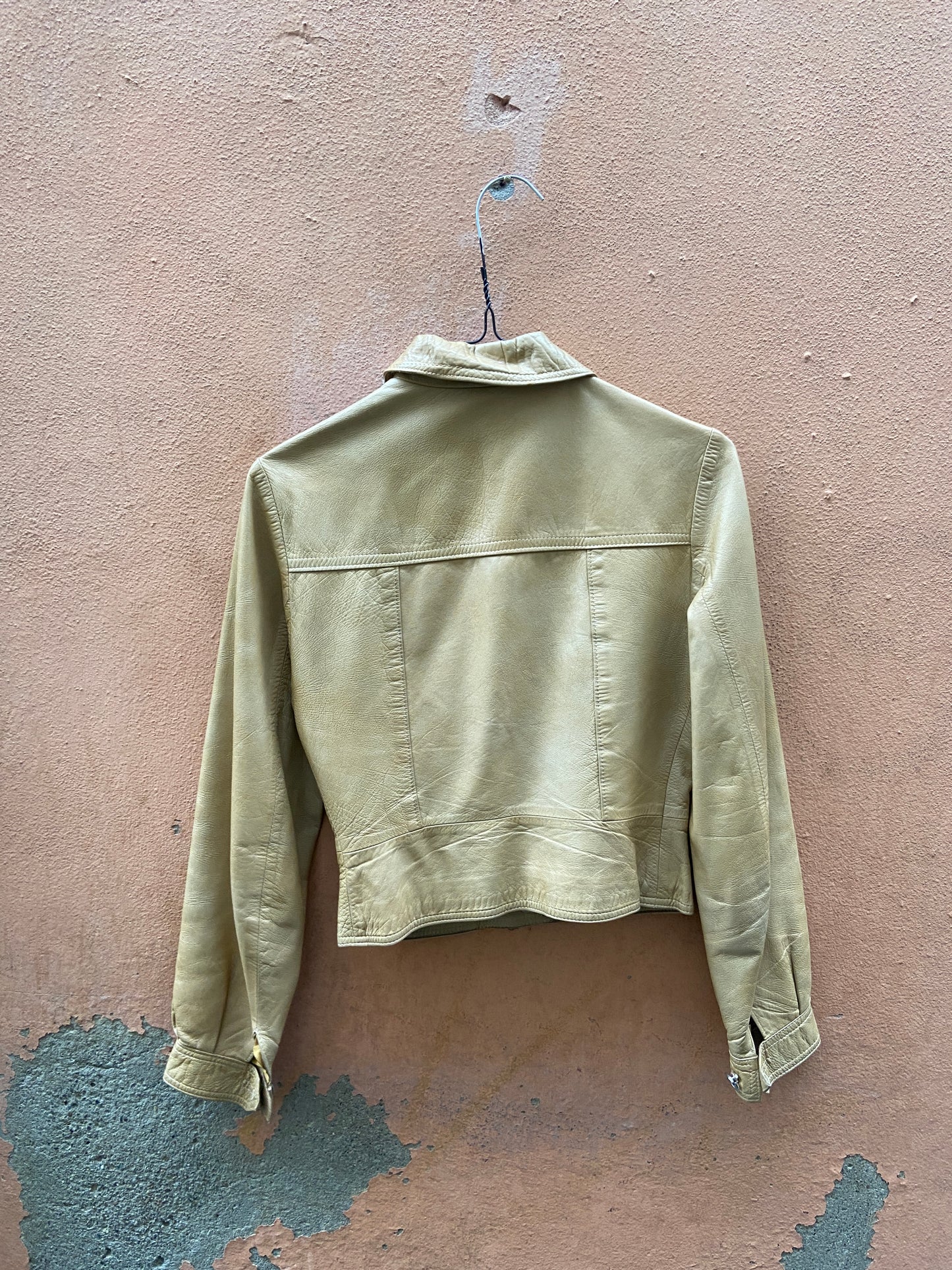 Giacca pelle 70s
