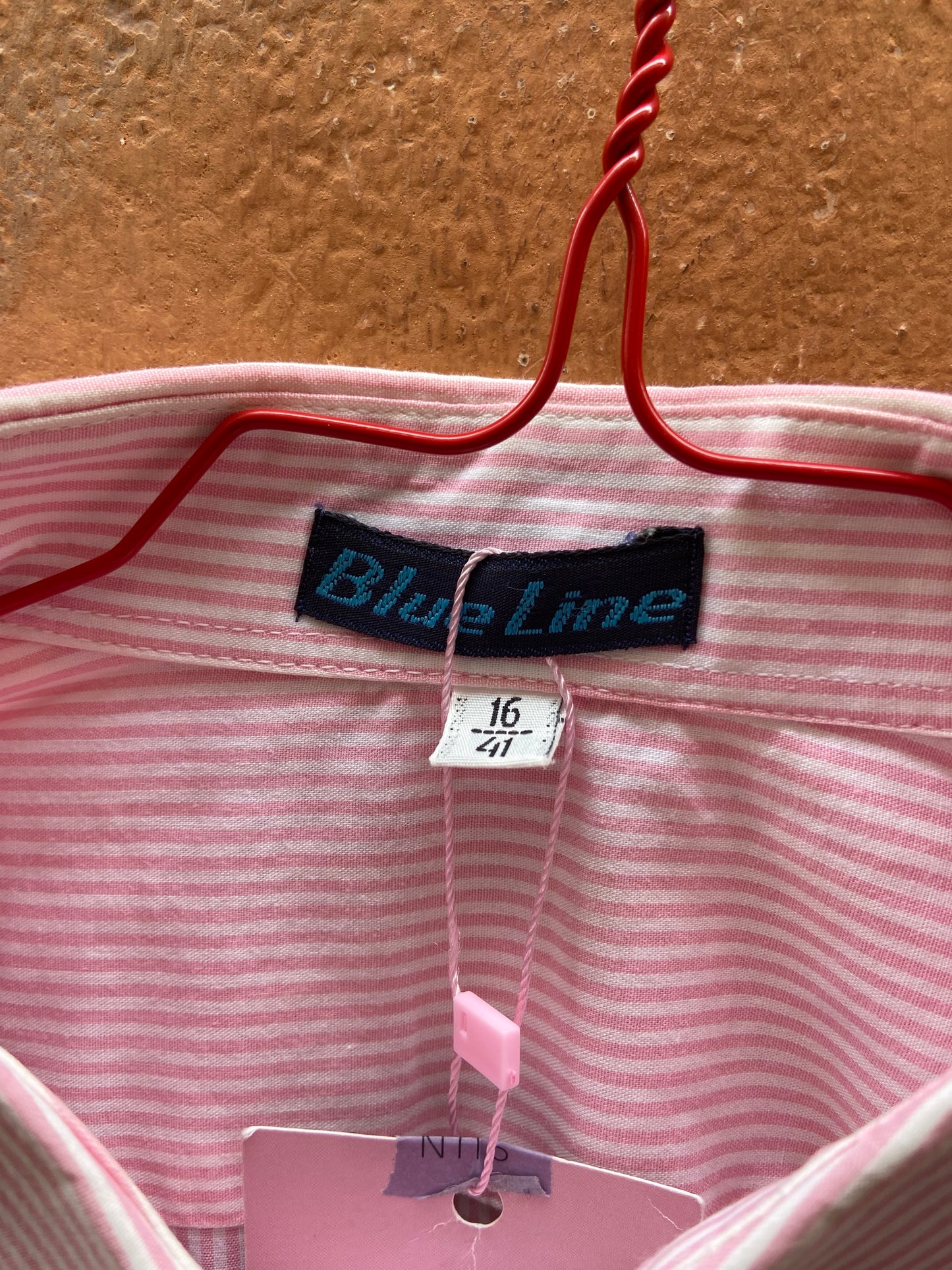 Camicia righe rosa