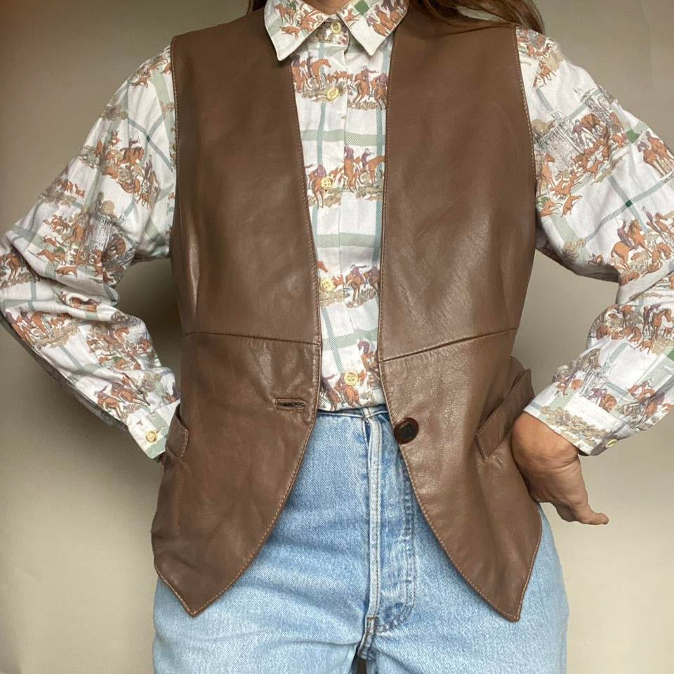 Gilet pelle