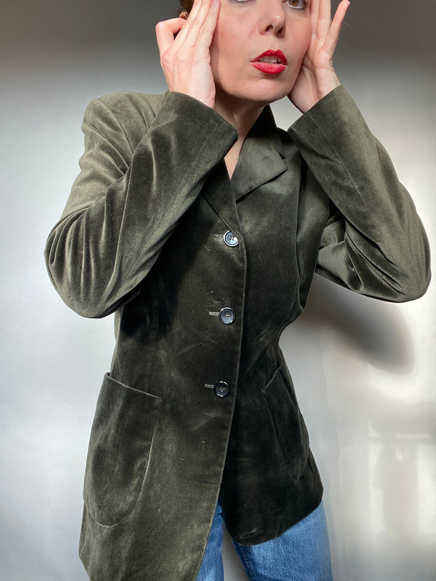 Blazer in velluto y2k