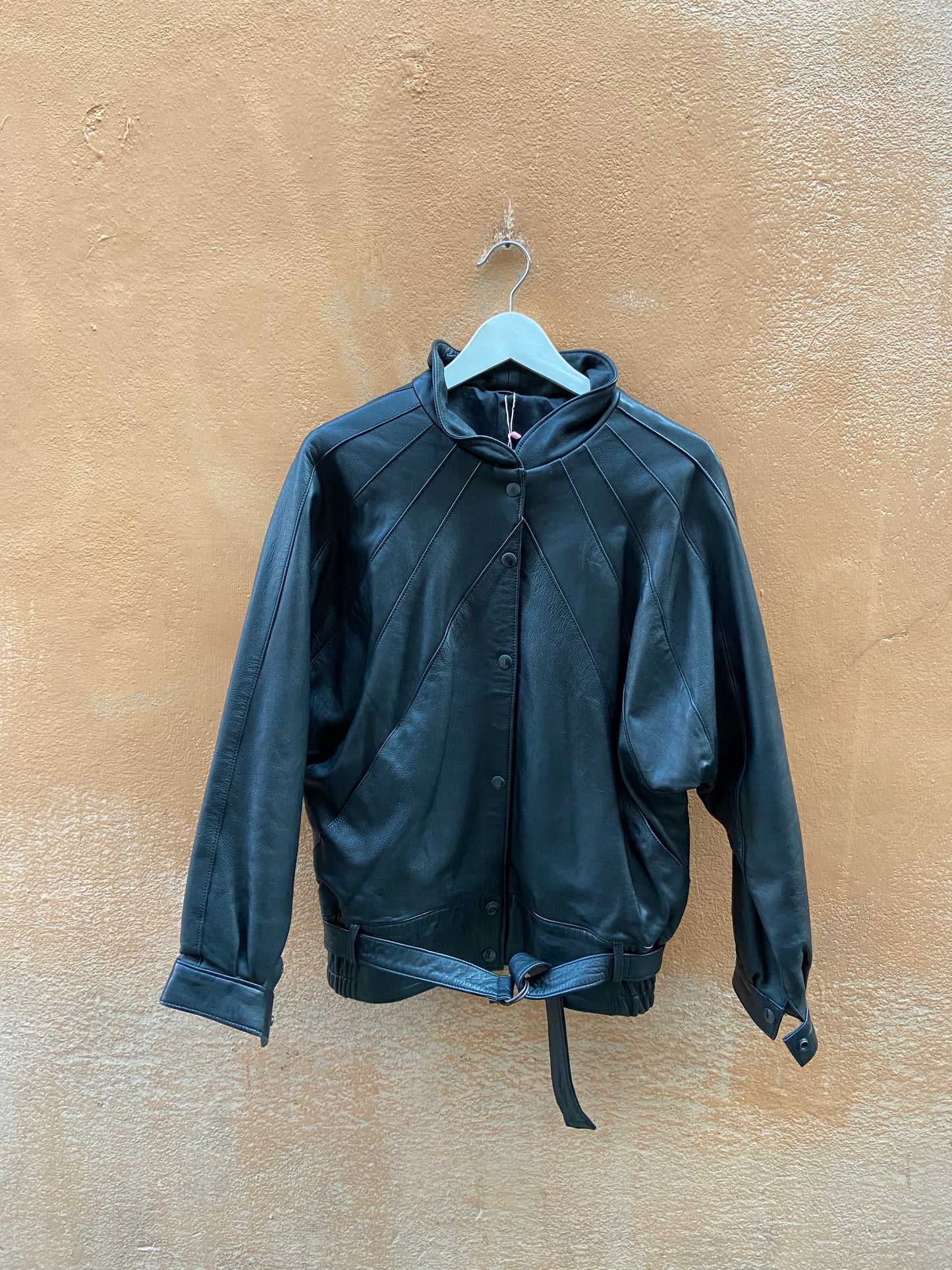 Giacca pelle 80s