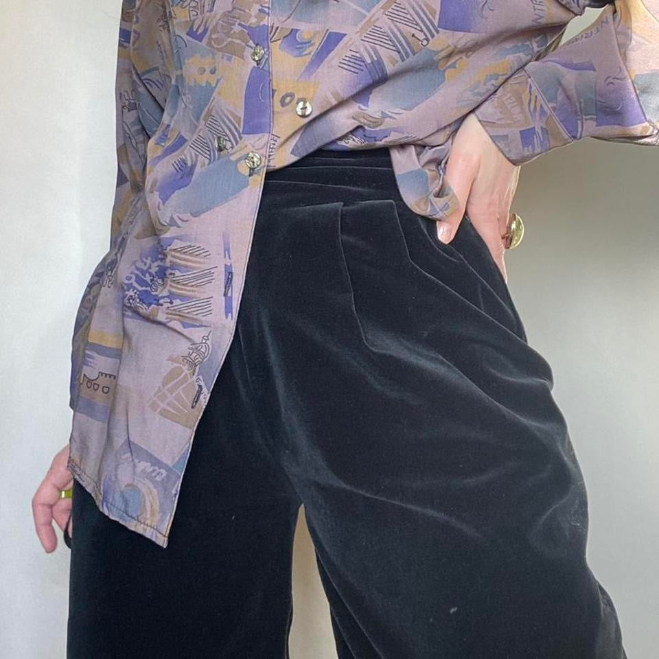 Pantalone velluto 80s