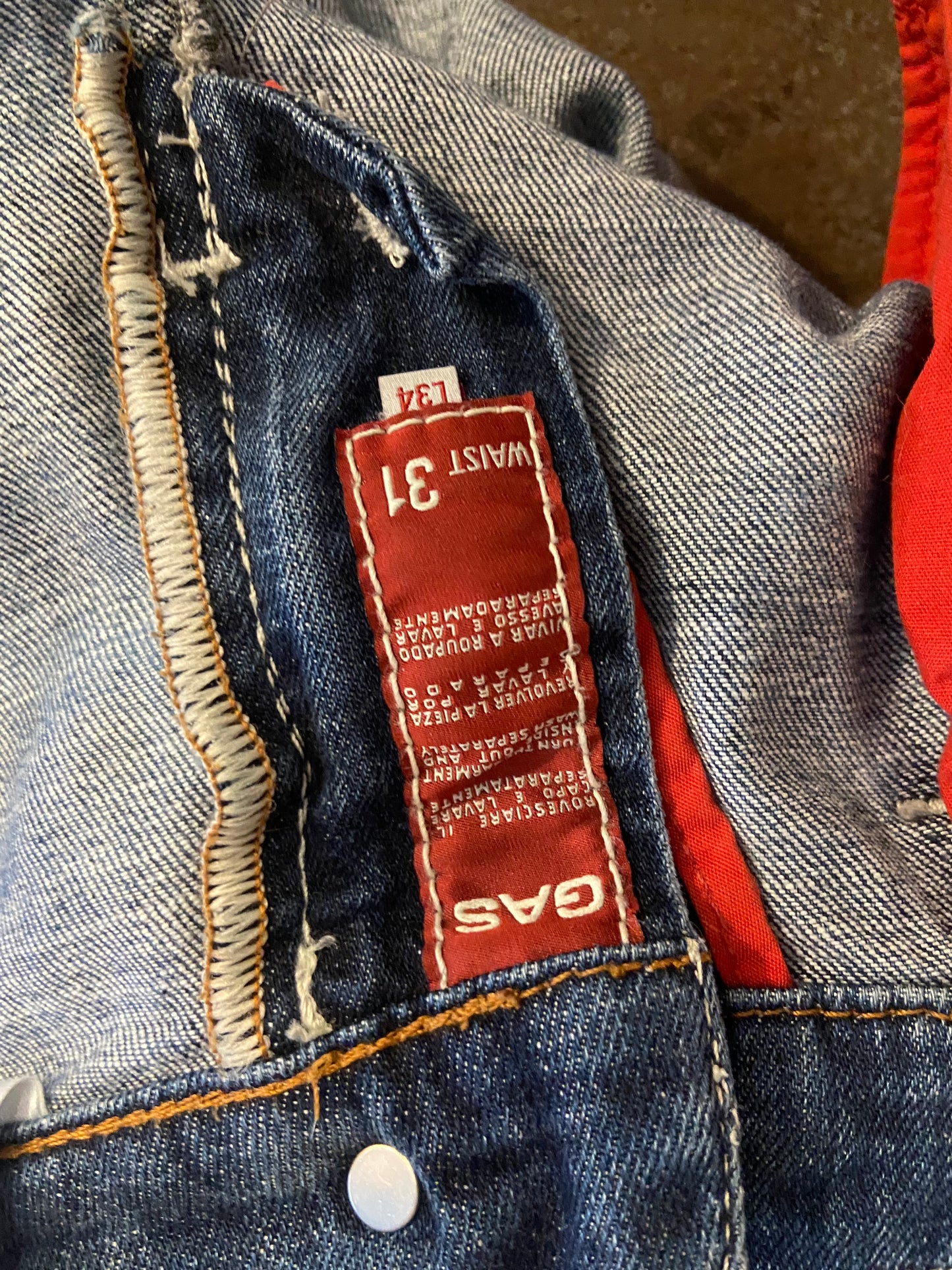 Jeans Gas Y2k